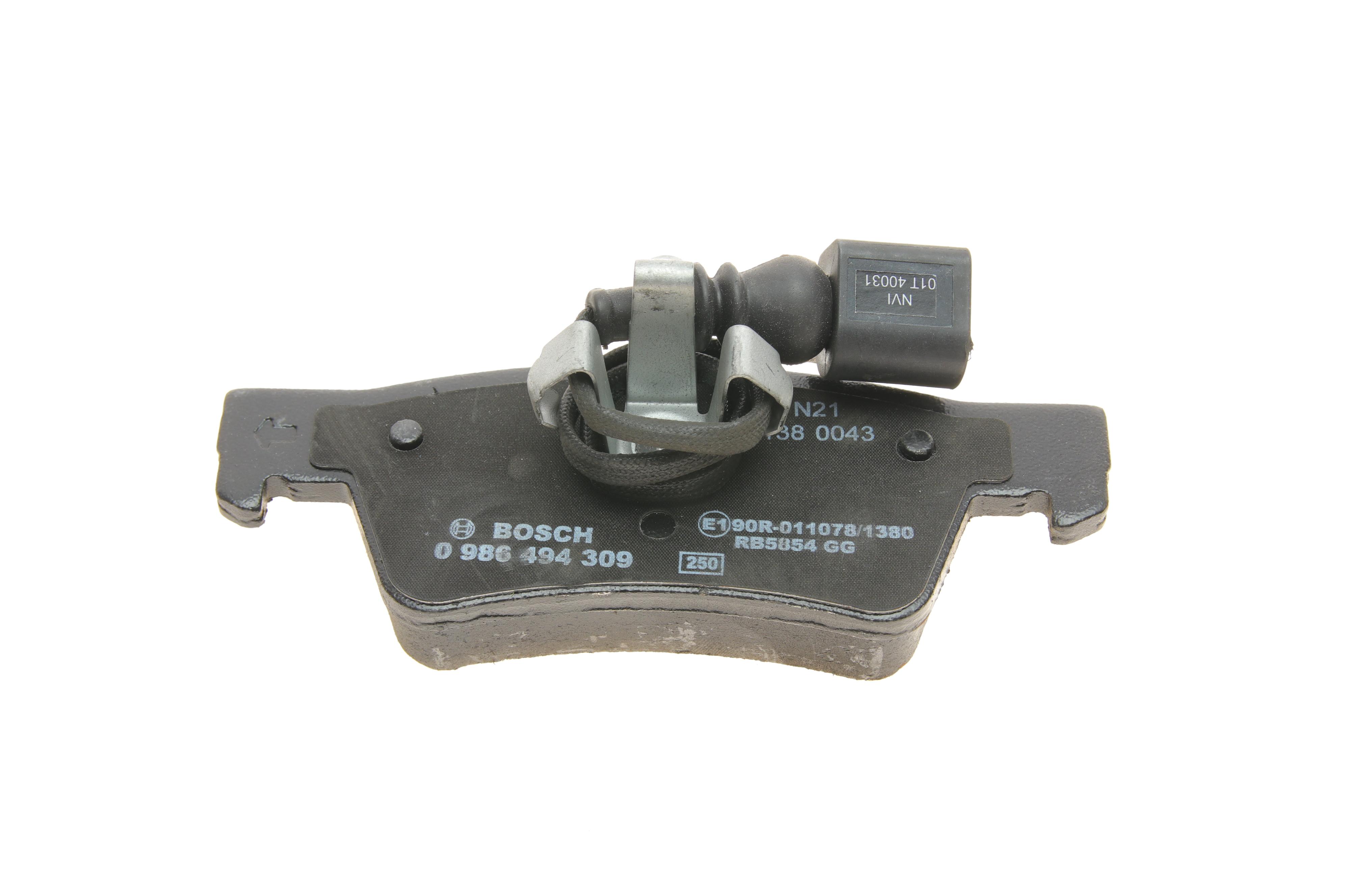 Колодки гальмівні (задні) VW T5/Multivan V 03-15 (+датчик)