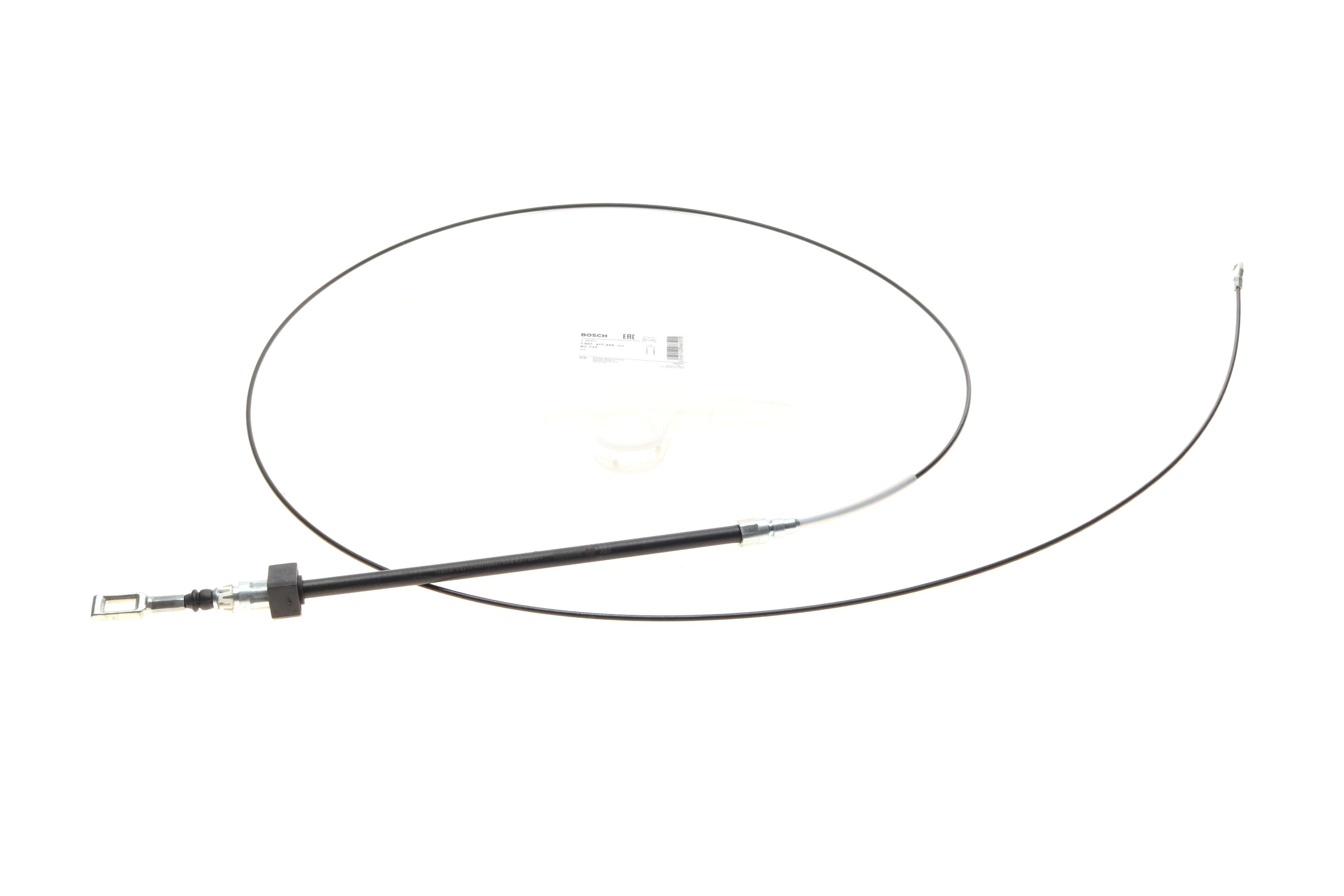 Трос ручника (центральний) MB Sprinter/VW LT 96-06 (довга база) (2460мм)