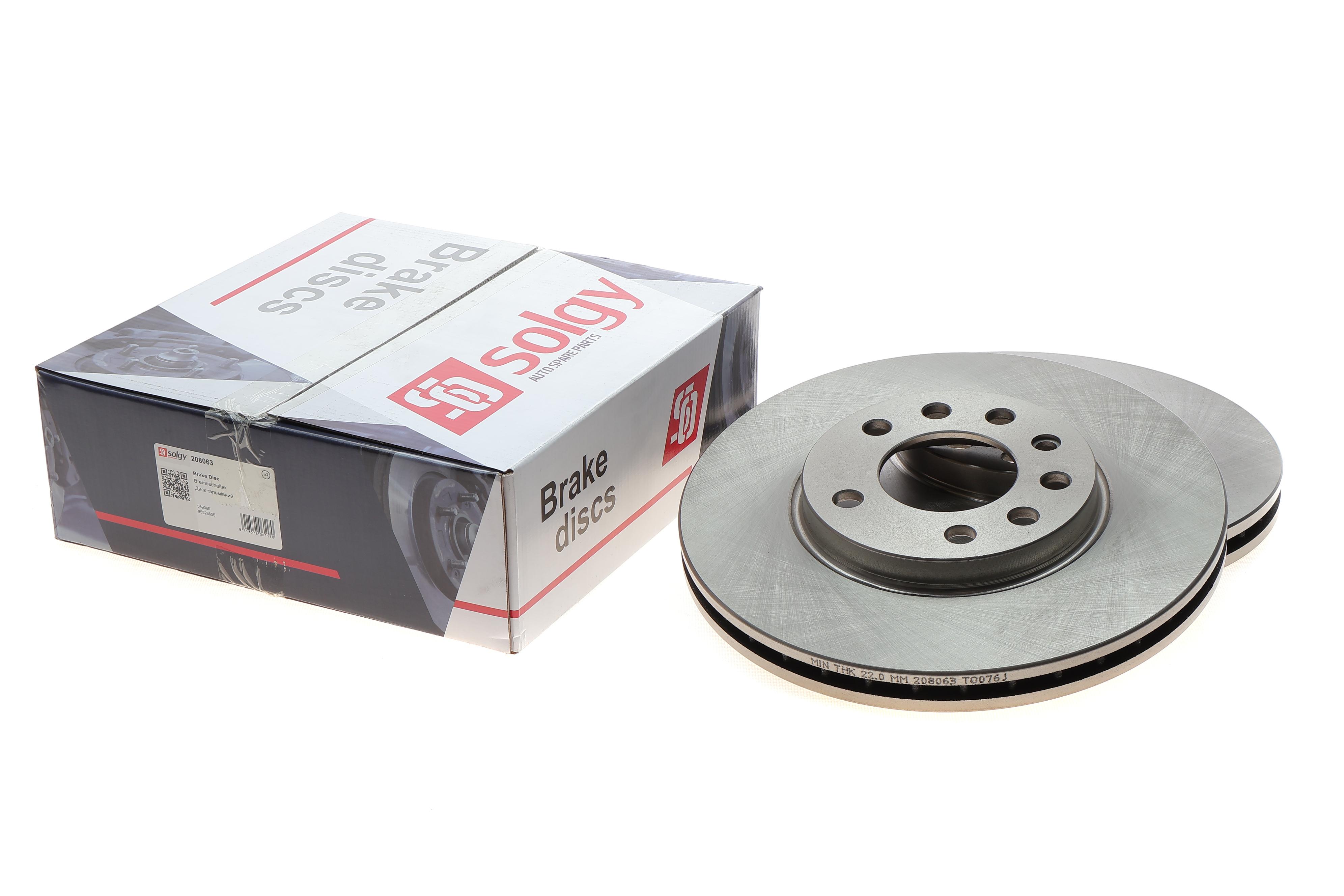 Диск гальмівний (передній) Opel Combo 01- (280x25)