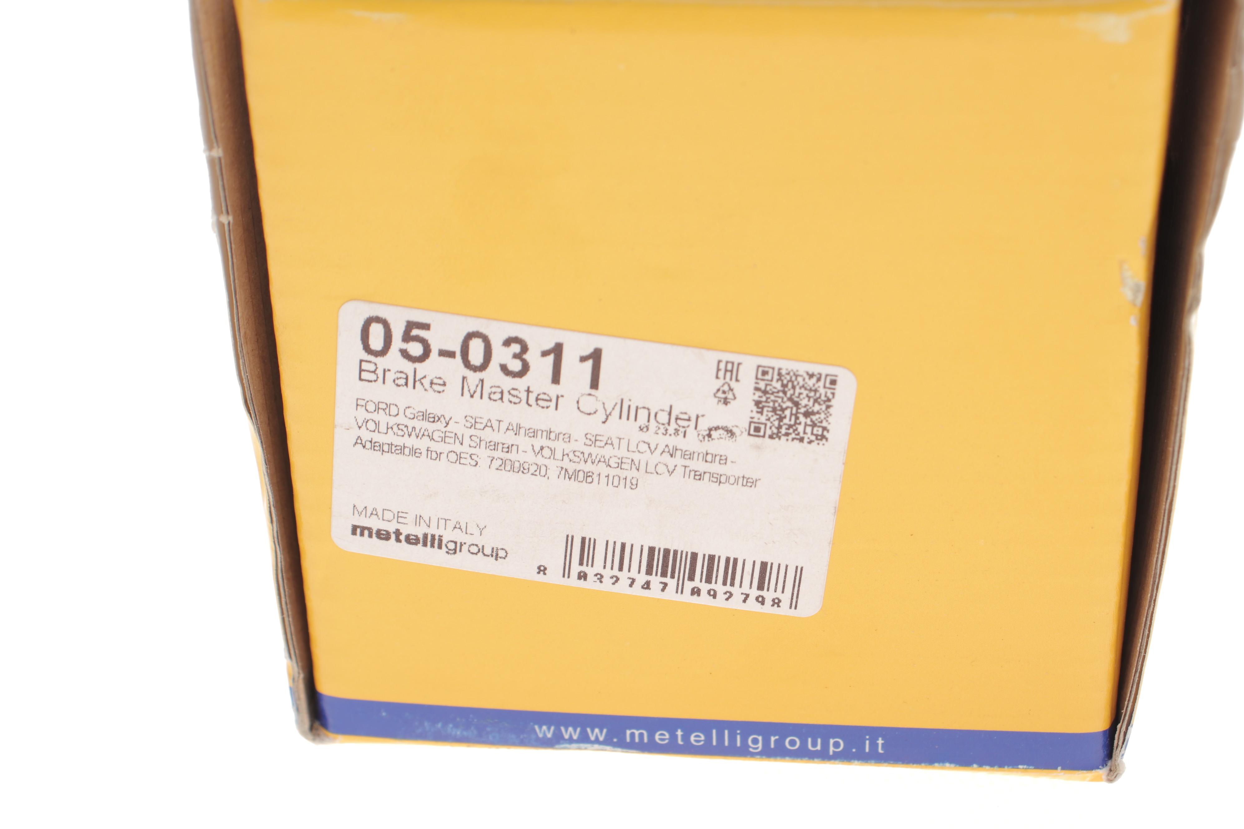 Циліндр гальмівний (головний) Ford Galaxy 95-06/Seat Alhambra/VW Sharan 95-10/T4 90-03