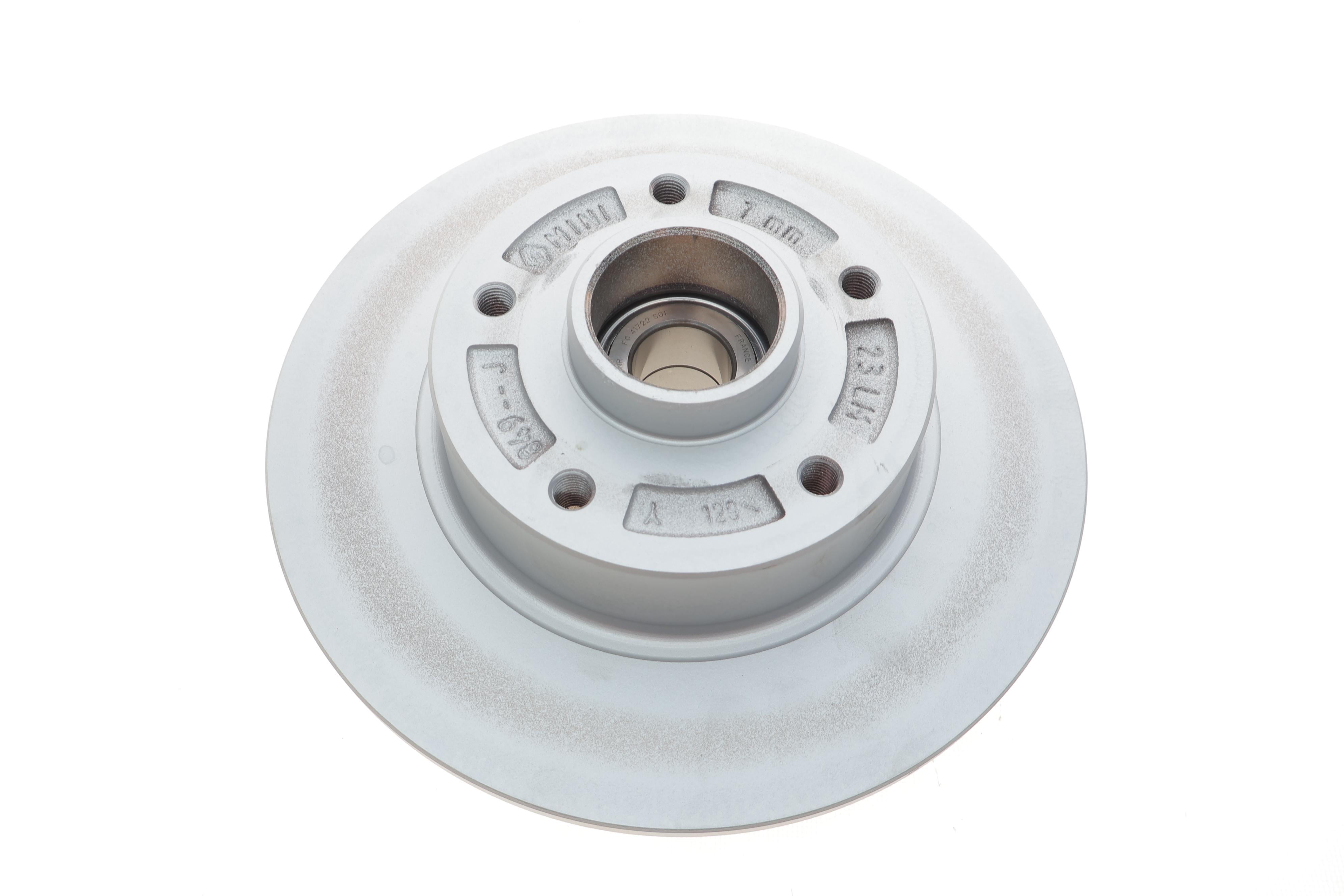 Диск гальмівний (задній) Renault Megane 08- (260x8) (+ABS) (з підшипником) (к-кт 2шт.)