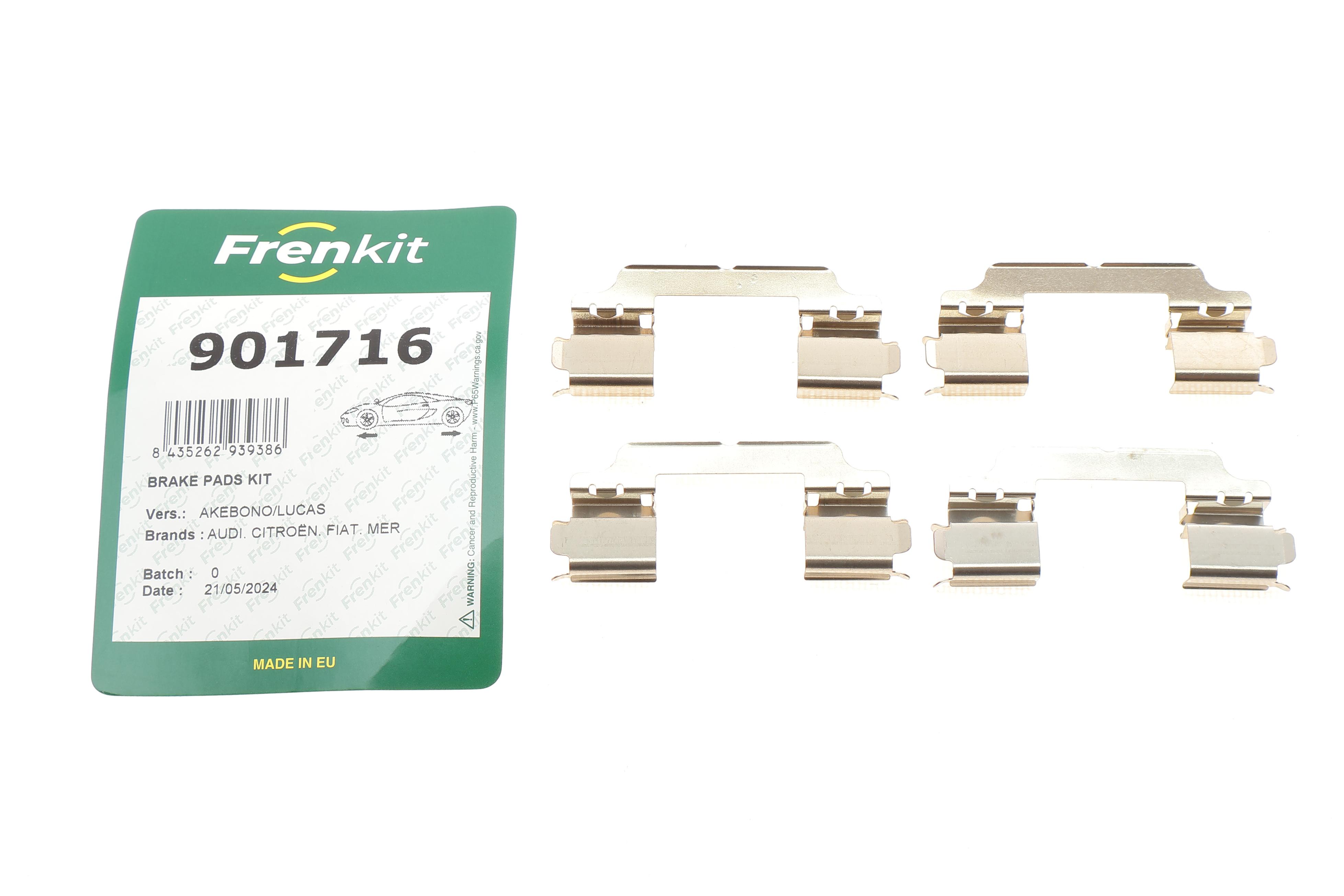 Планка супорта (переднього) прижимна (к-кт) Fiat Scudo/Peugeot Expert/MB E-class 07- (Lucas)