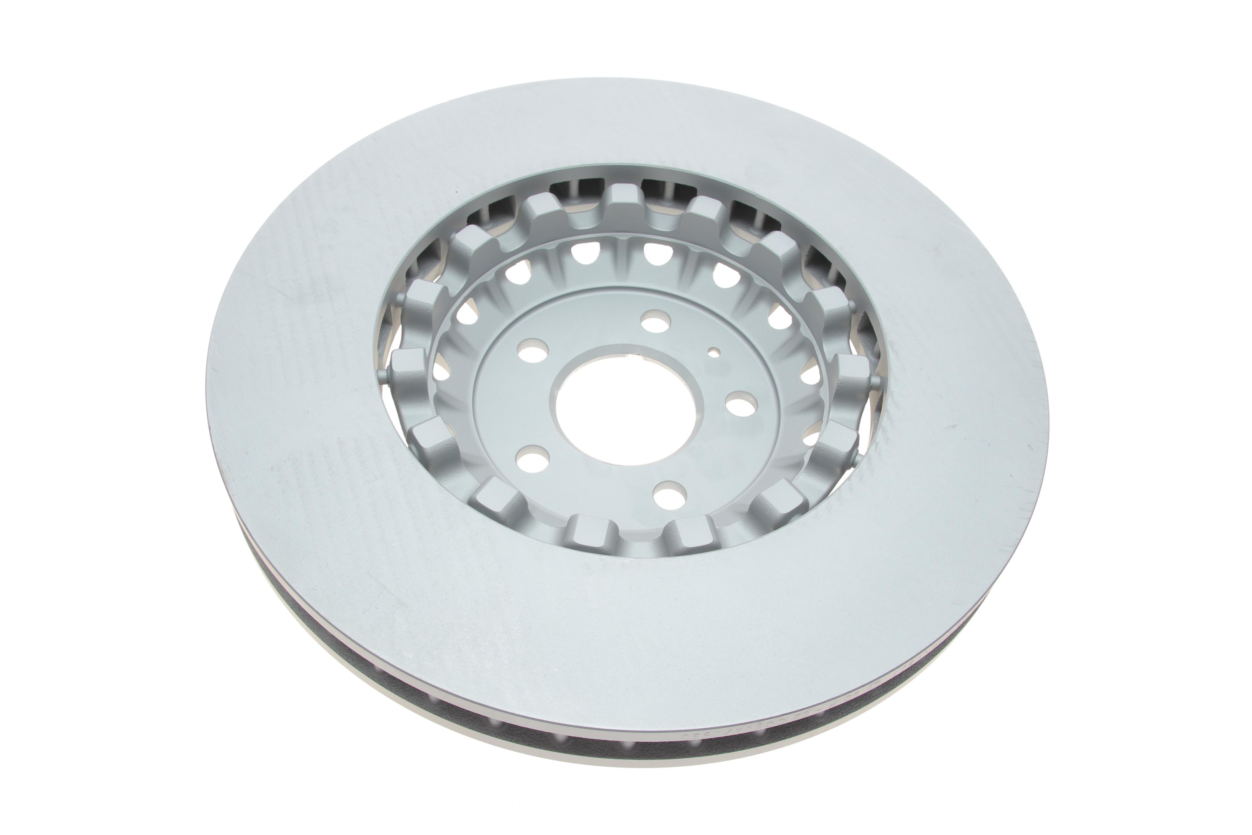 Диск гальмівний (передній) Audi A6/Q7 15- (374,5x36) (з покриттям) (здвоєний) (вент.)