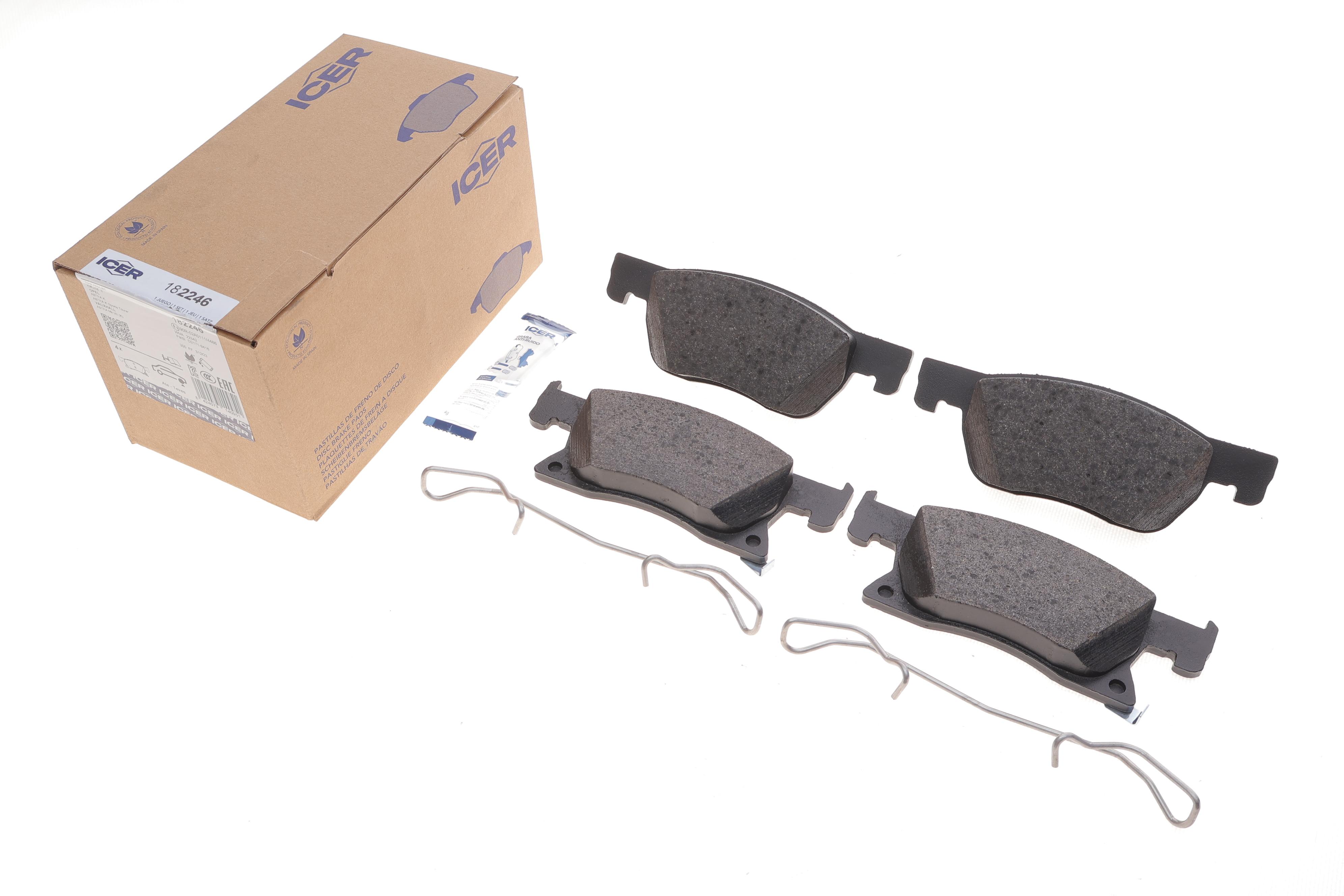 Колодки гальмівні (передні) Opel Astra K 15-