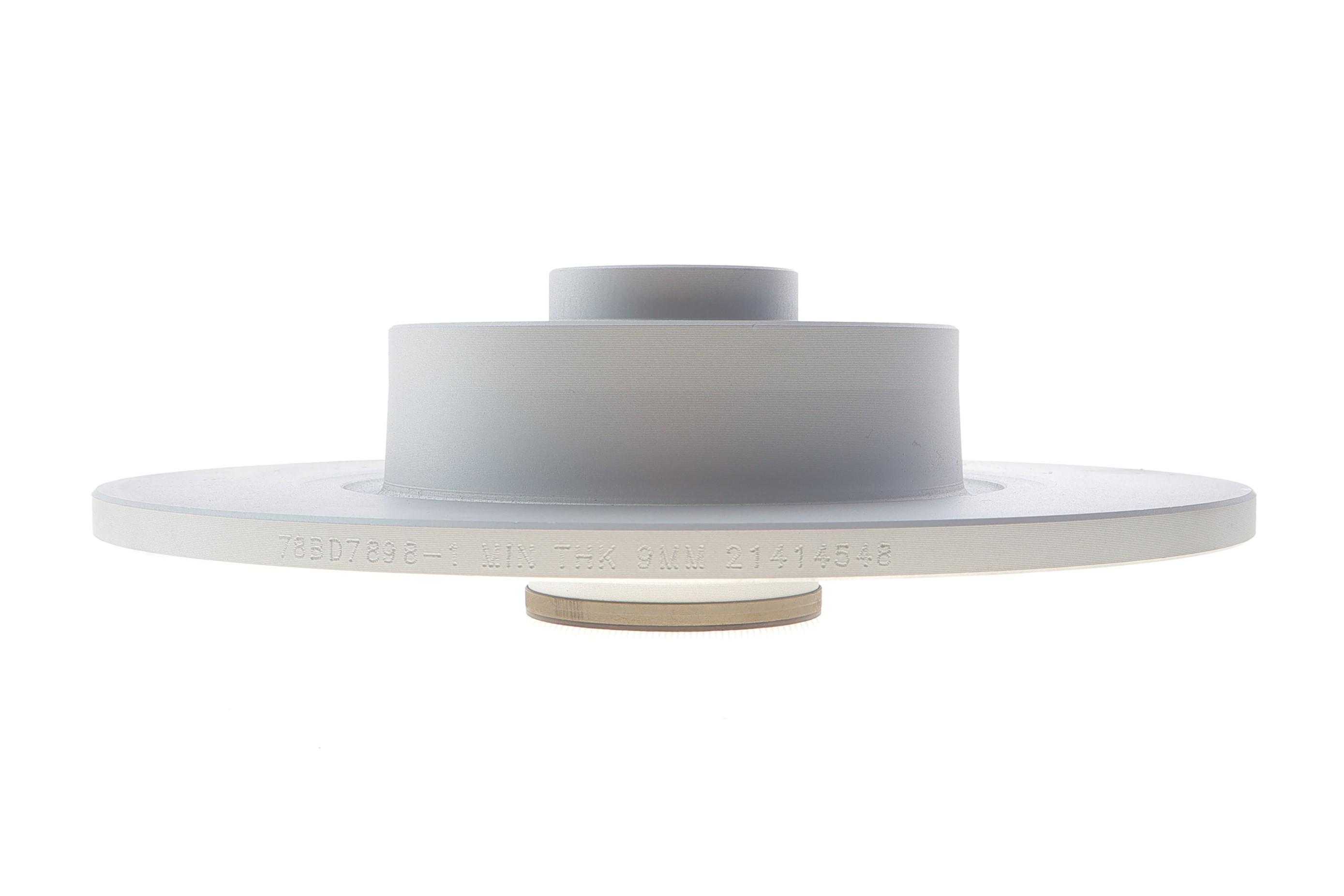 Диск гальмівний (задній) Renault Scenic II 03-08 (270х10) (+ABS) (з підшипником) (з покр.) (повний)