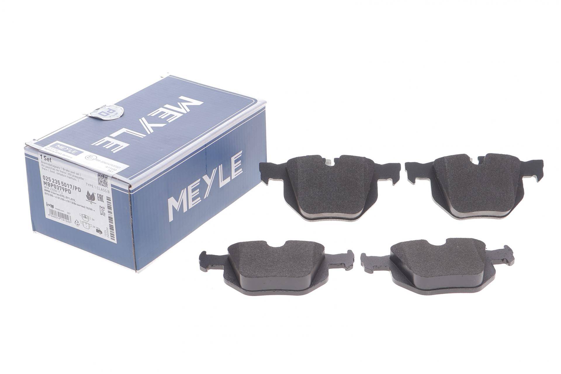 Колодки гальмівні (задні) BMW 3 (E90-E93) 05-