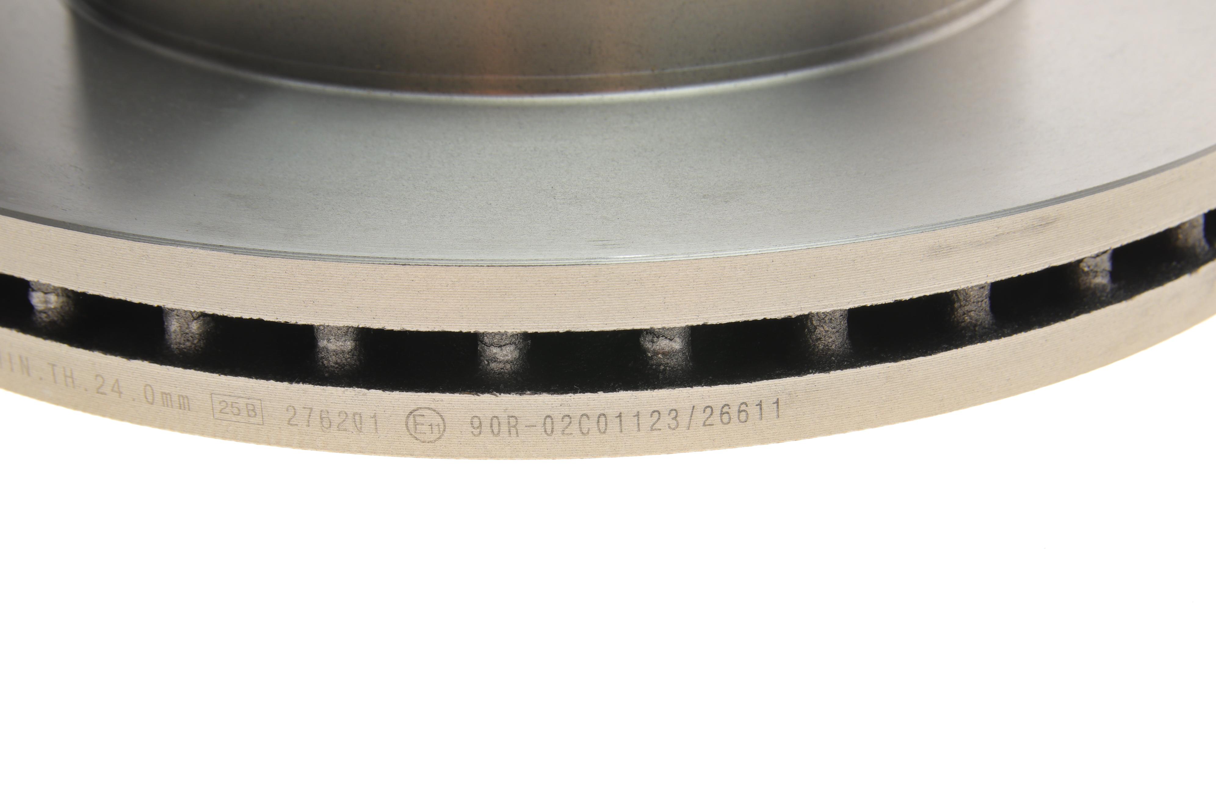 Диск гальмівний (передній) Nissan NV200 10- (256,5x26) (вентильований)