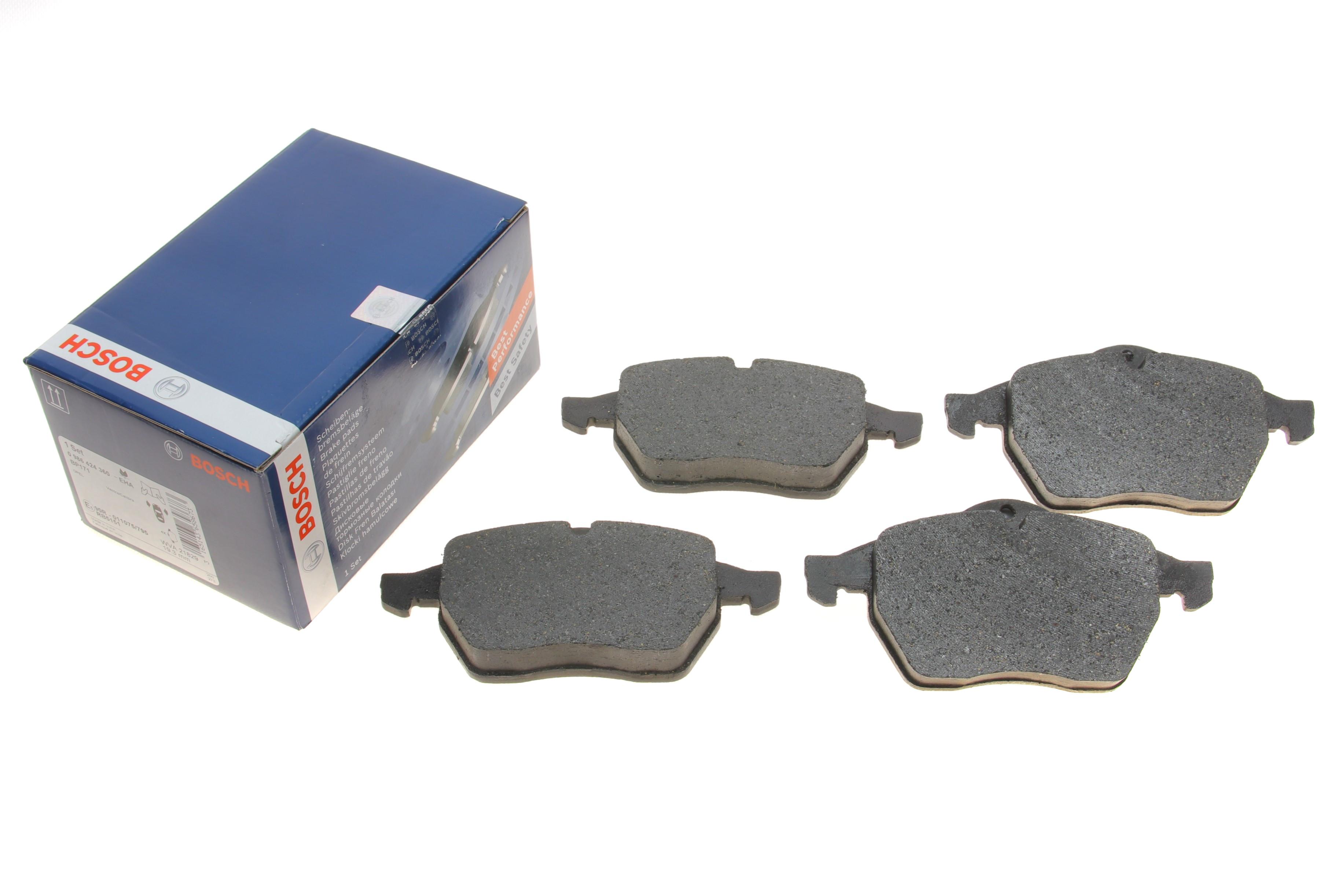 Колодки гальмівні (передні) Opel Astra G 99-02/Vectra B 95-03/Calibra A 91-97/Saab 9-3 98-09