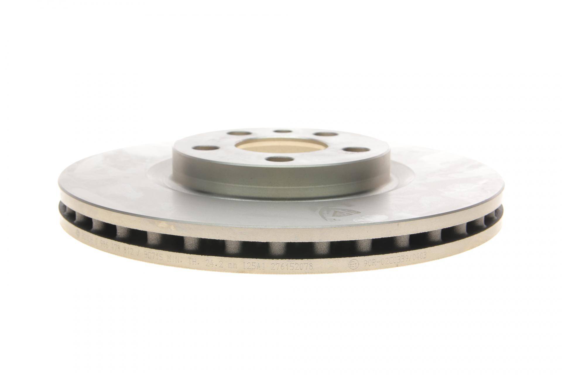 Диск гальмівний (передній) Citroen Jumpy/Fiat Scudo/Peugeot 806/Expert 95-06 (281x26) (вентильований)