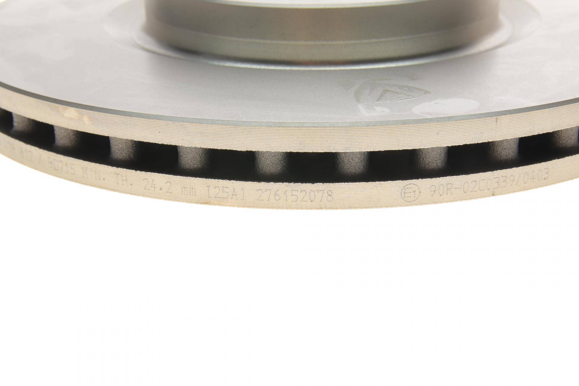 Диск гальмівний (передній) Citroen Jumpy/Fiat Scudo/Peugeot 806/Expert 95-06 (281x26) (вентильований)