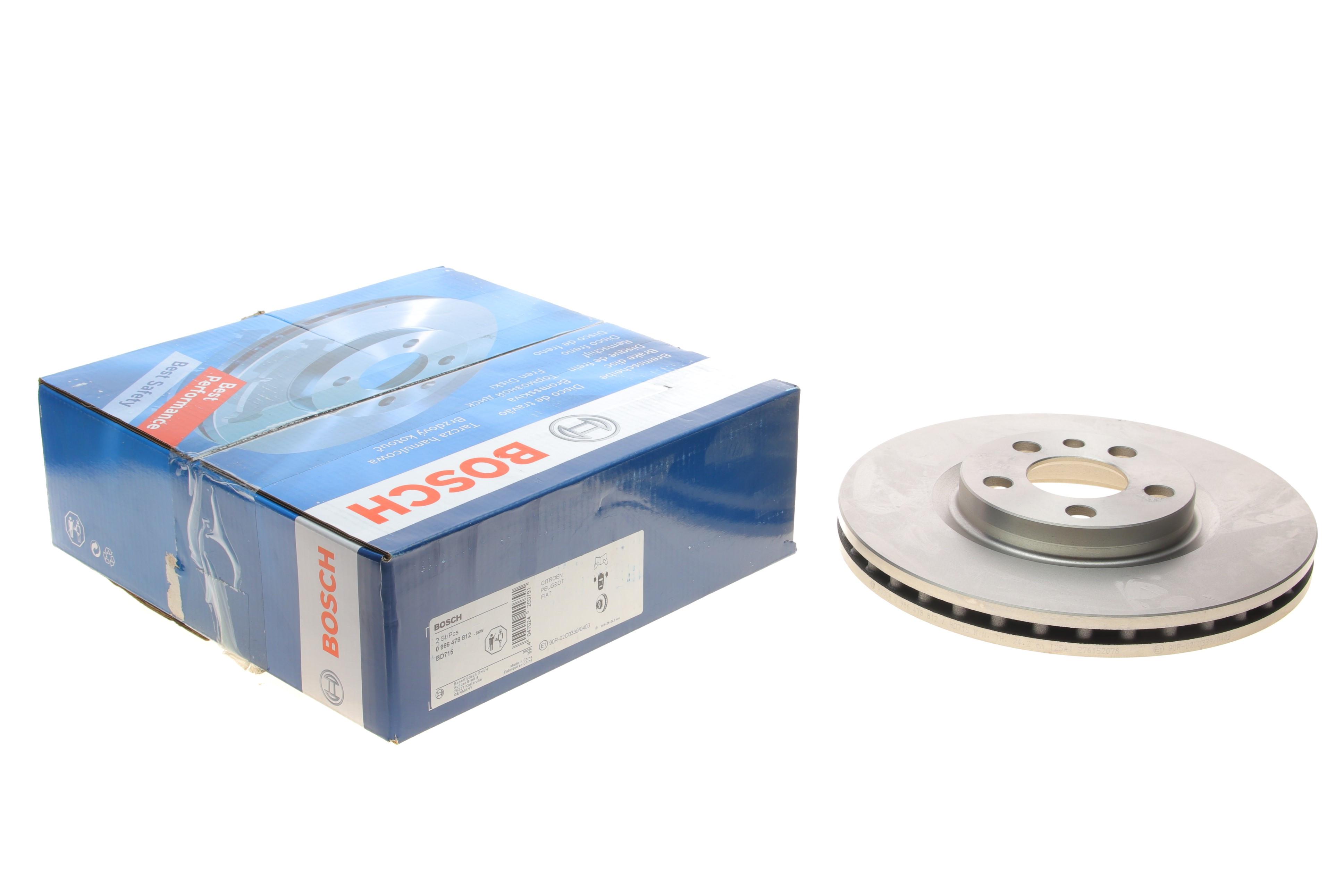 Диск гальмівний (передній) Citroen Jumpy/Fiat Scudo/Peugeot 806/Expert 95-06 (281x26) (вентильований)