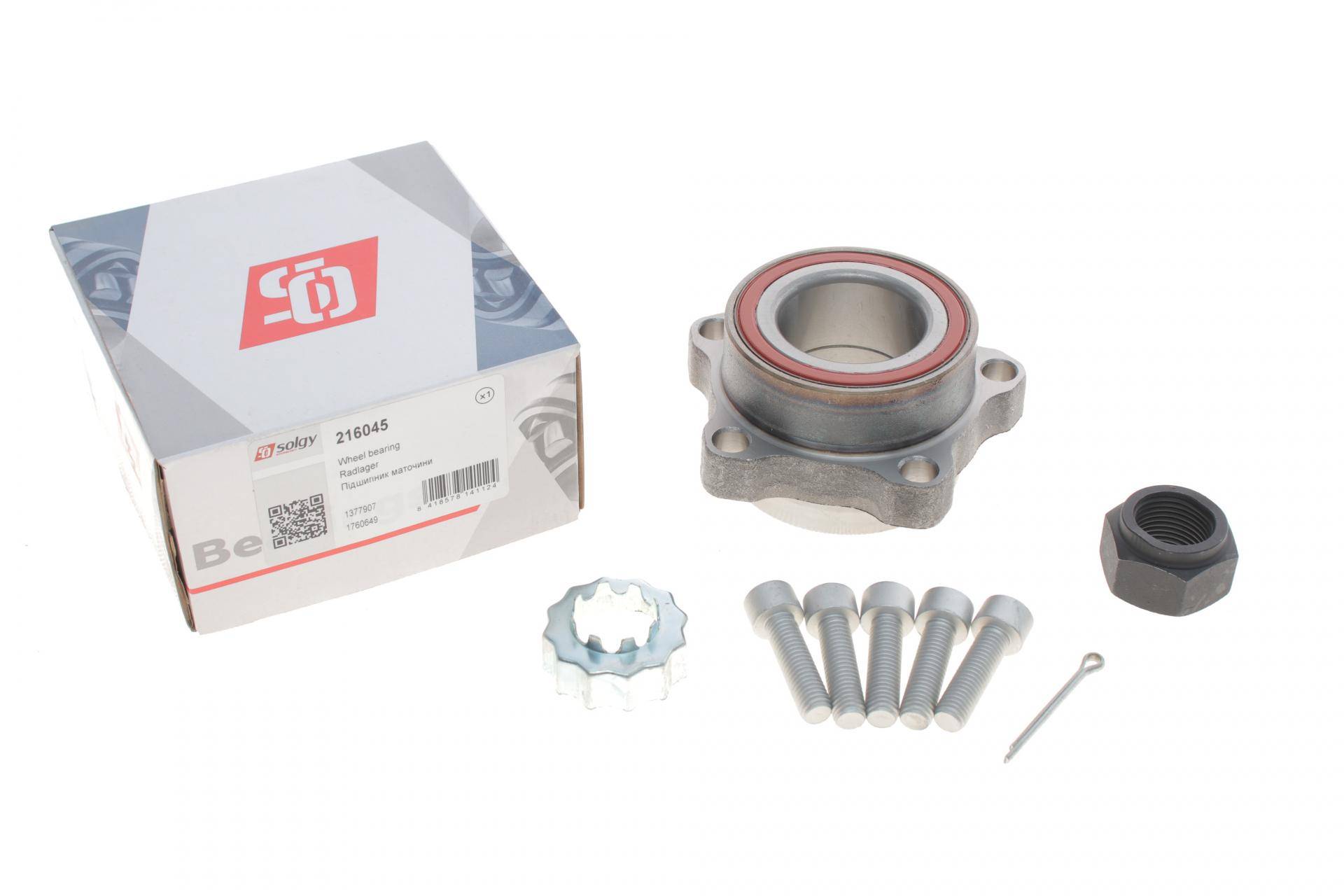 Підшипник маточини (передньої) Ford Transit 06- (к-кт)