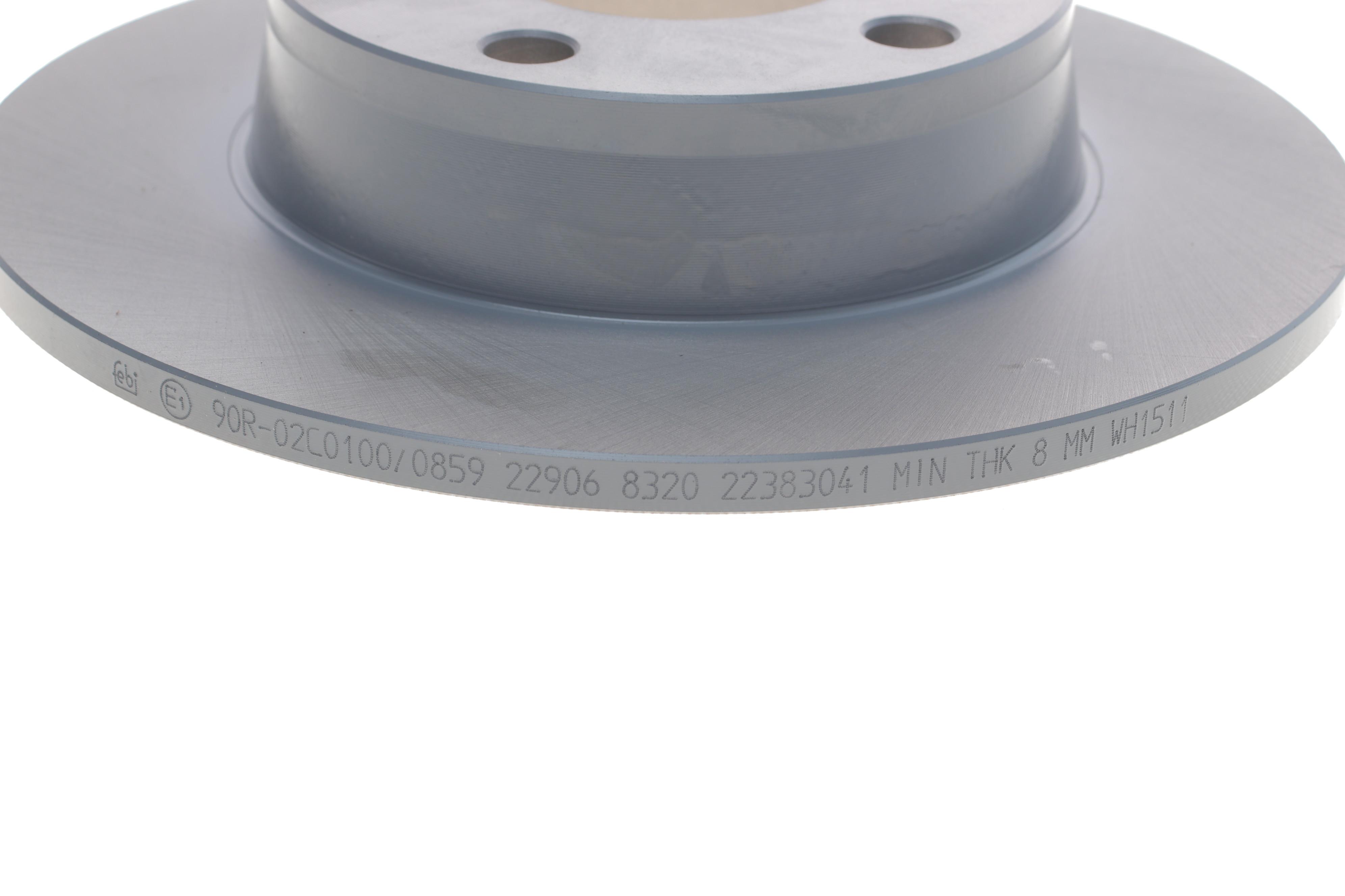 Диск гальмівний (задній) Audi A6 97-05 (255x10)