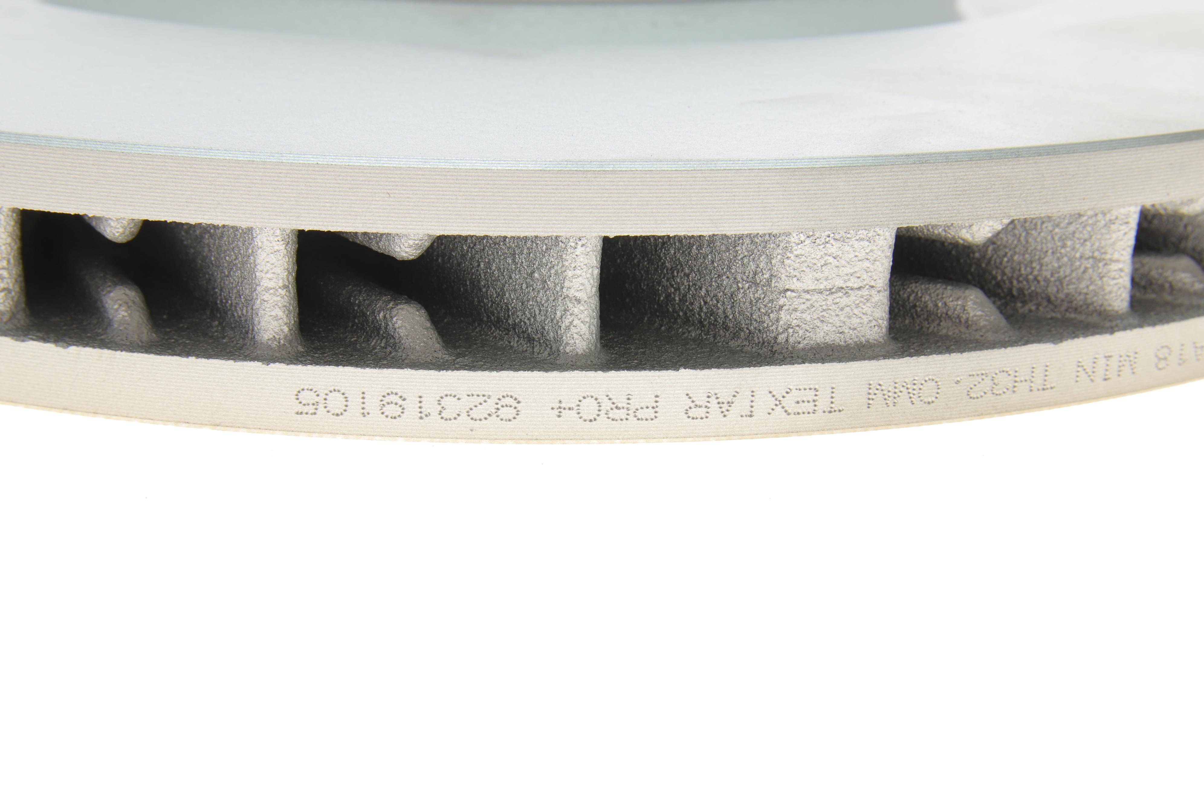 Диск гальмівний (передній) Porsche Macan 14- (R) (350x34) PRO+