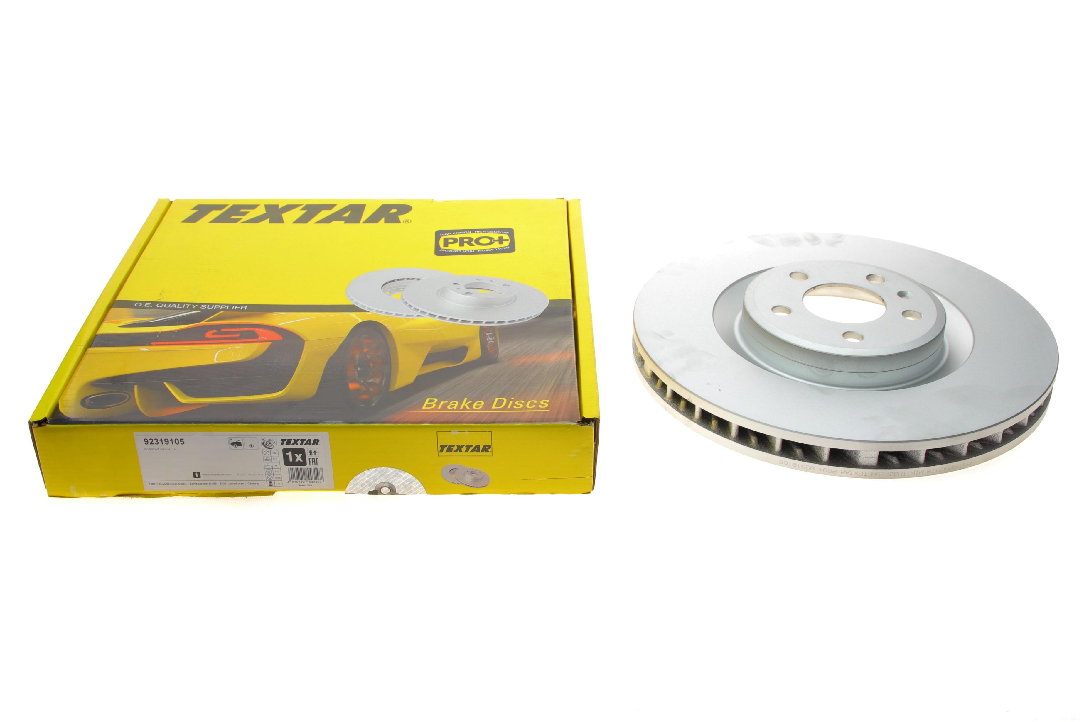 Диск гальмівний (передній) Porsche Macan 14- (R) (350x34) PRO+