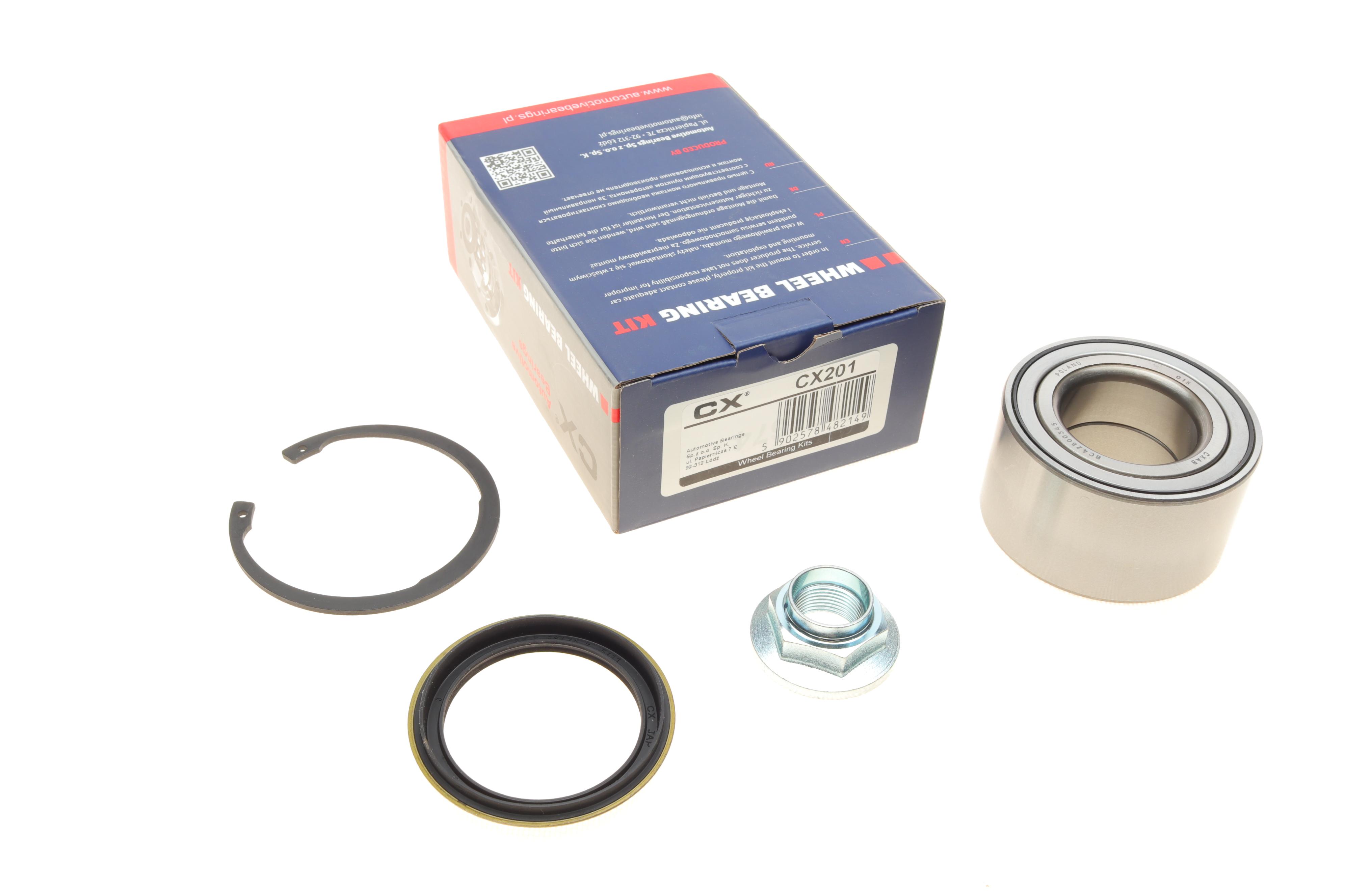 Підшипник маточини (передньої) Mazda 626 92- (42x80x45)