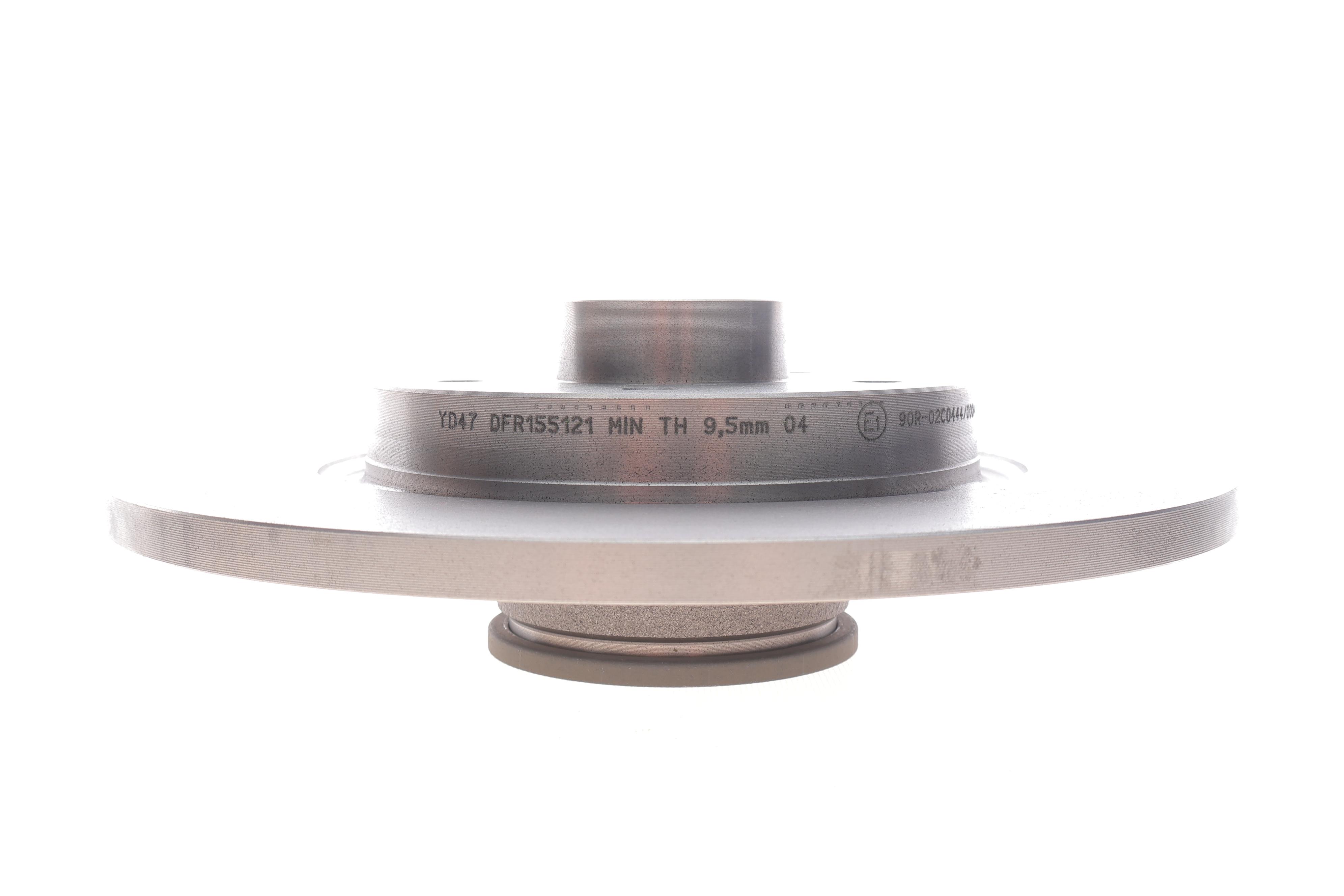 Диск гальмівний (задній) Renault Kangoo 08- (274х11) (+ABS) (з підшипником)