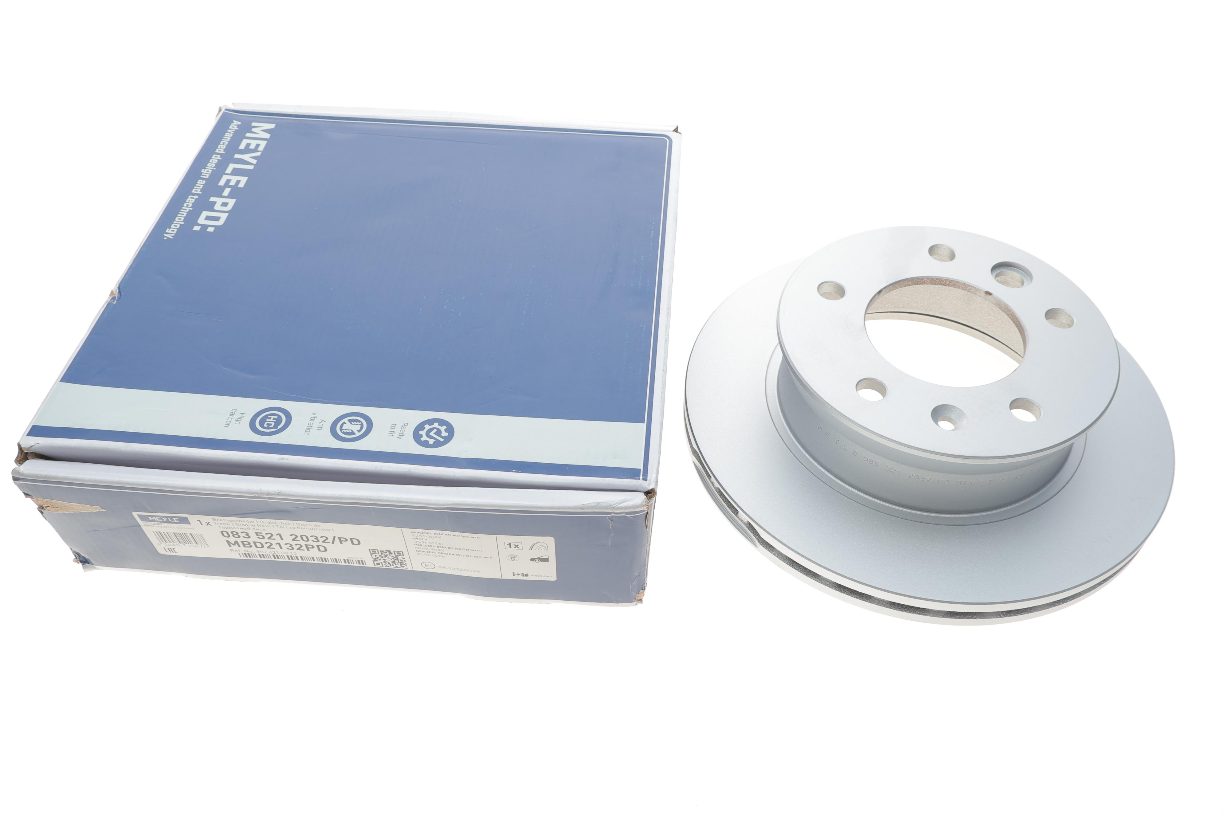 Диск гальмівний (передній) MB Sprinter 208-416 96- (276x22)