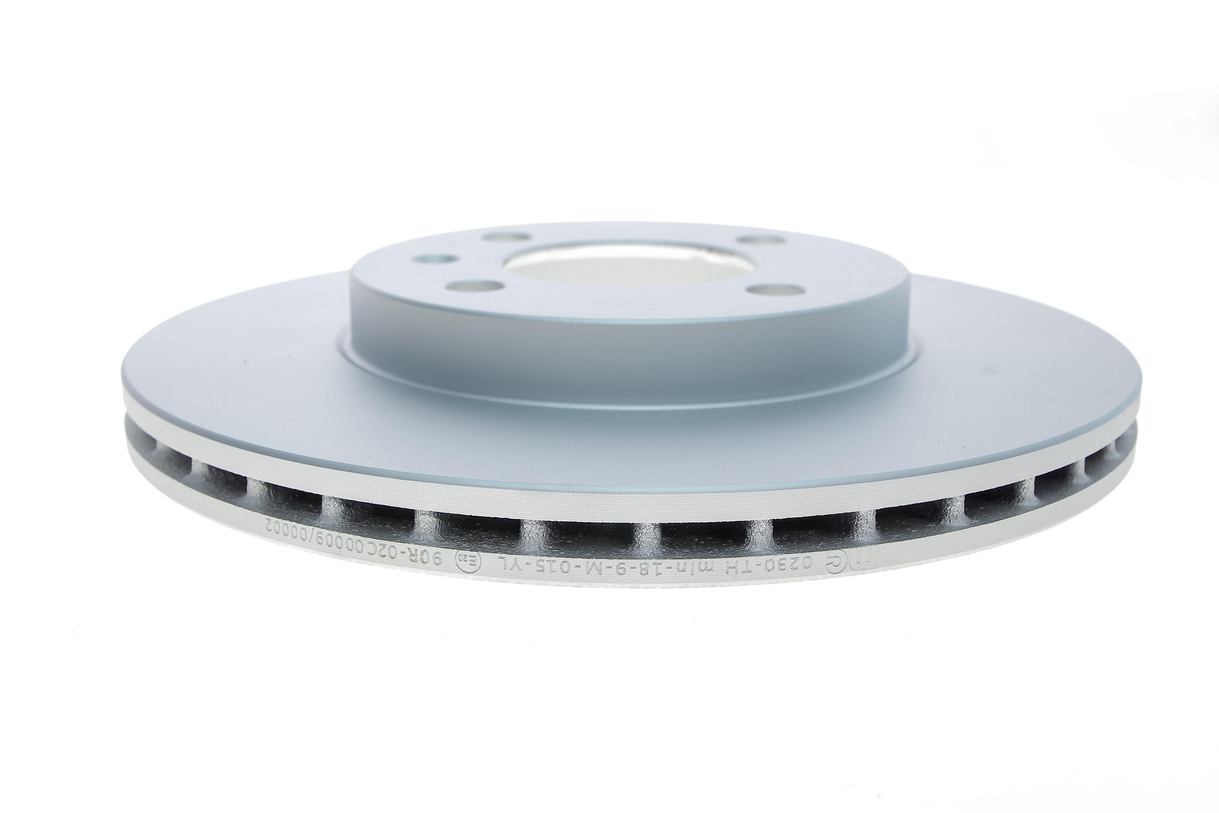 Диск гальмівний (передній) Seat Ibiza/VW Caddy/Polo 93-04/Golf/Passat 87-02 (256x20) (з покр.) (вент)