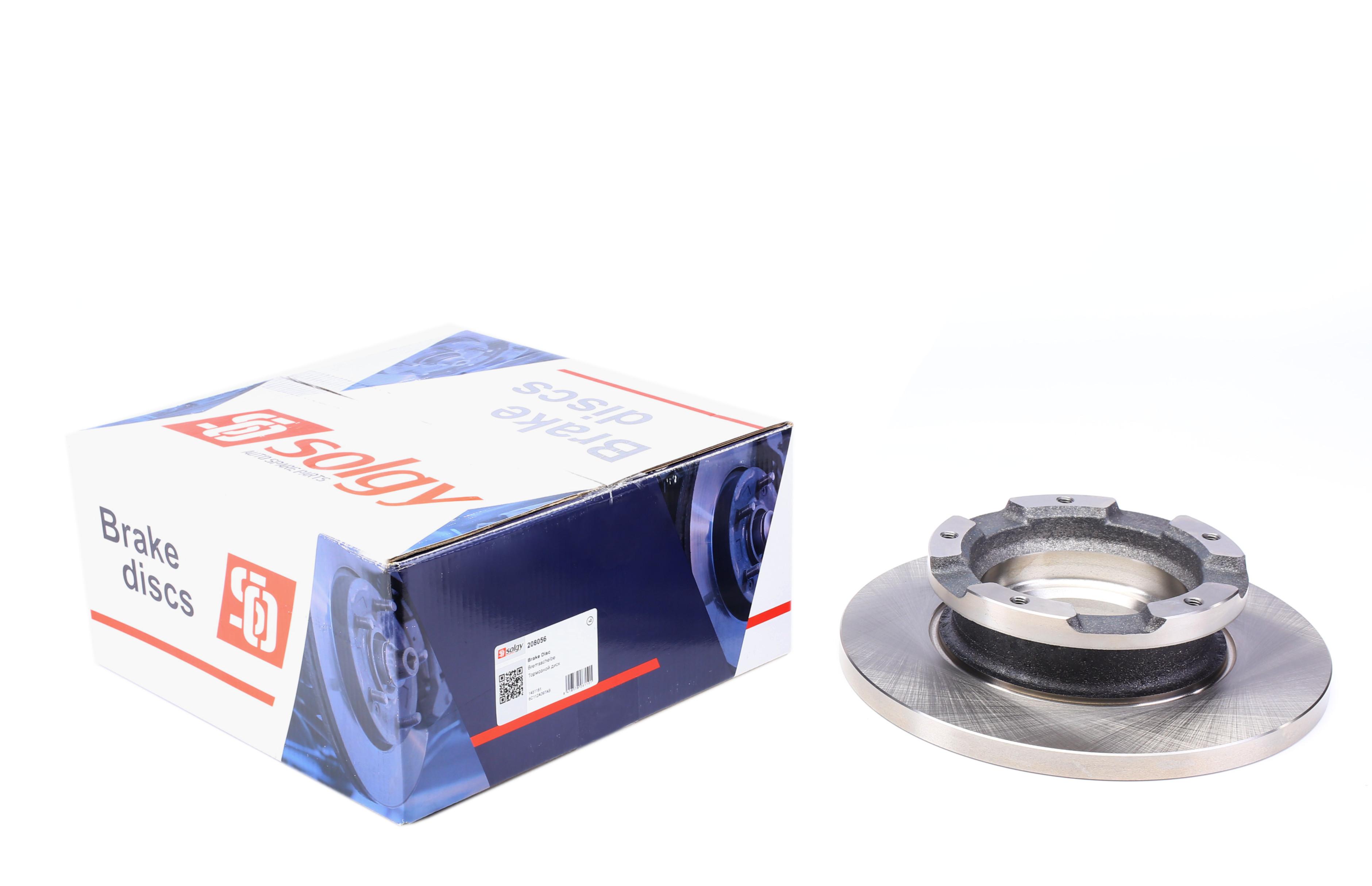 Диск гальмівний (задній) Ford Transit V347 06- (280x16)