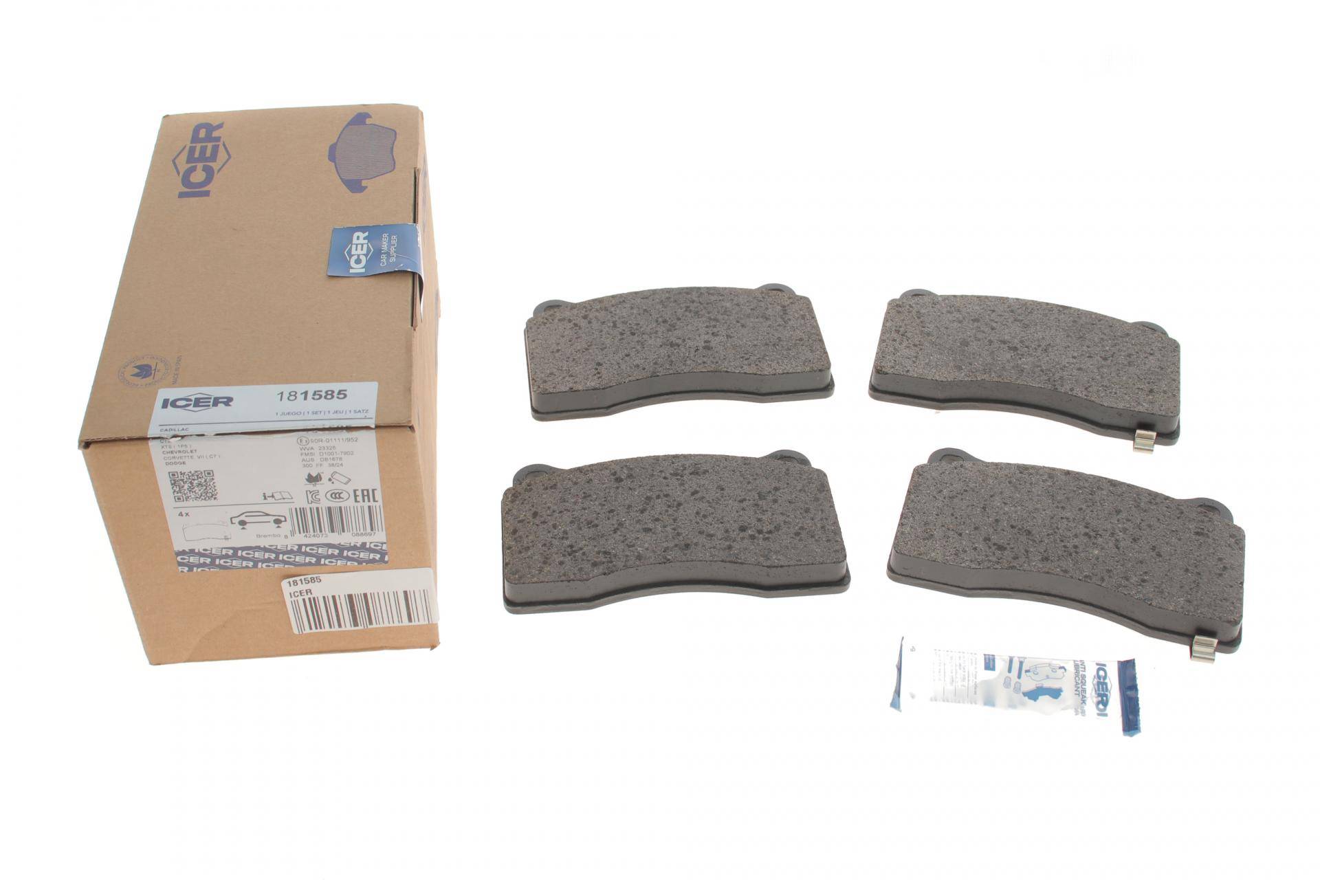 Колодки гальмівні (передні/задні) Honda Civic 12-/Mitsubishi Lancer 95-/Subaru Impreza 99-