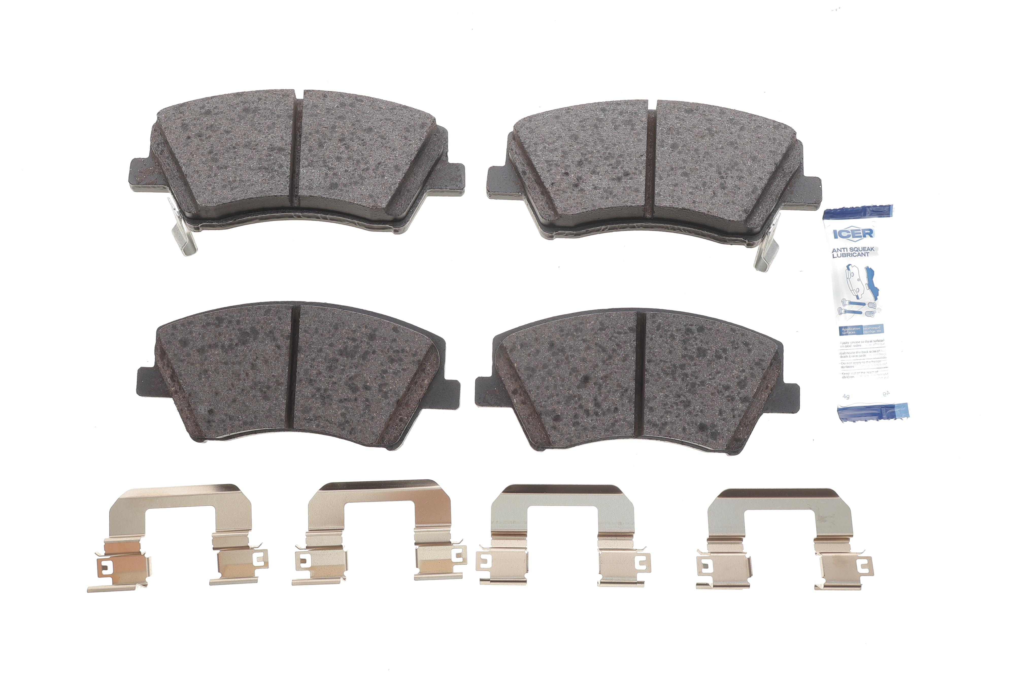 Колодки гальмівні (передні) Hyundai Elantra 15-/Ioniq/Kia Niro 16-