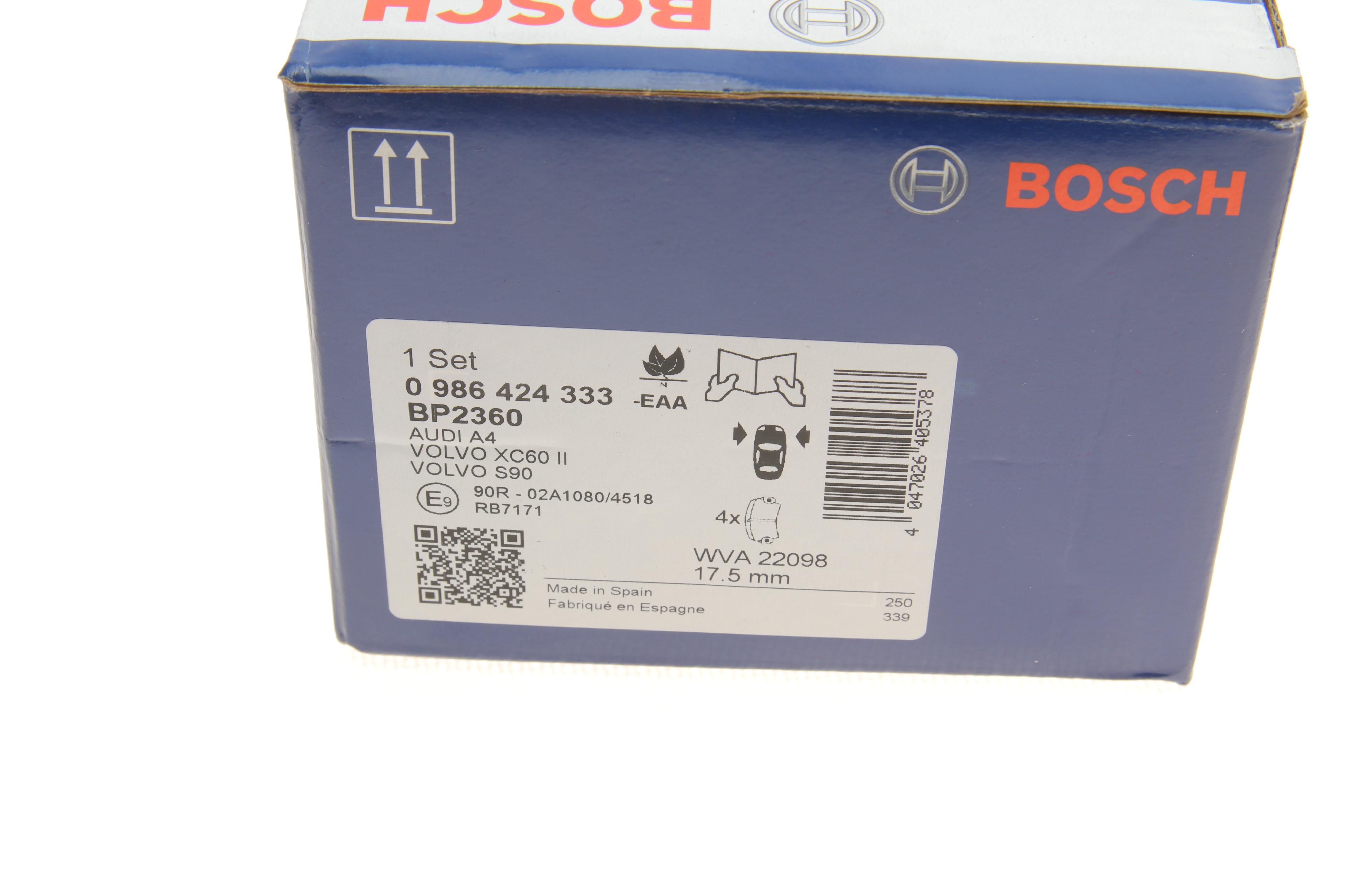 Колодки гальмівні (передні) Volvo S60 III/S90 II/ V60 II/ XC60 II