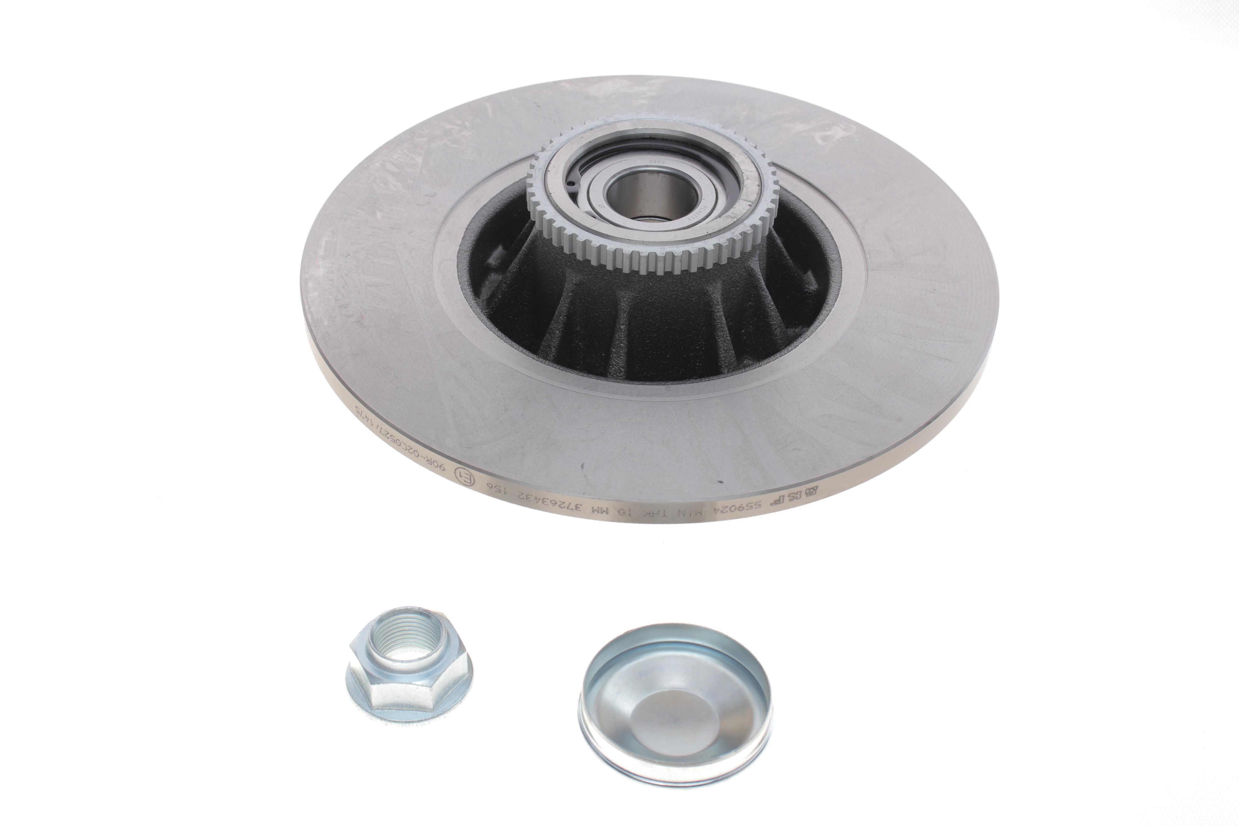 Диск гальмівний (задній) Renault Trafic/Opel Vivaro 01- (280х12) (+ABS) (з підшипником)