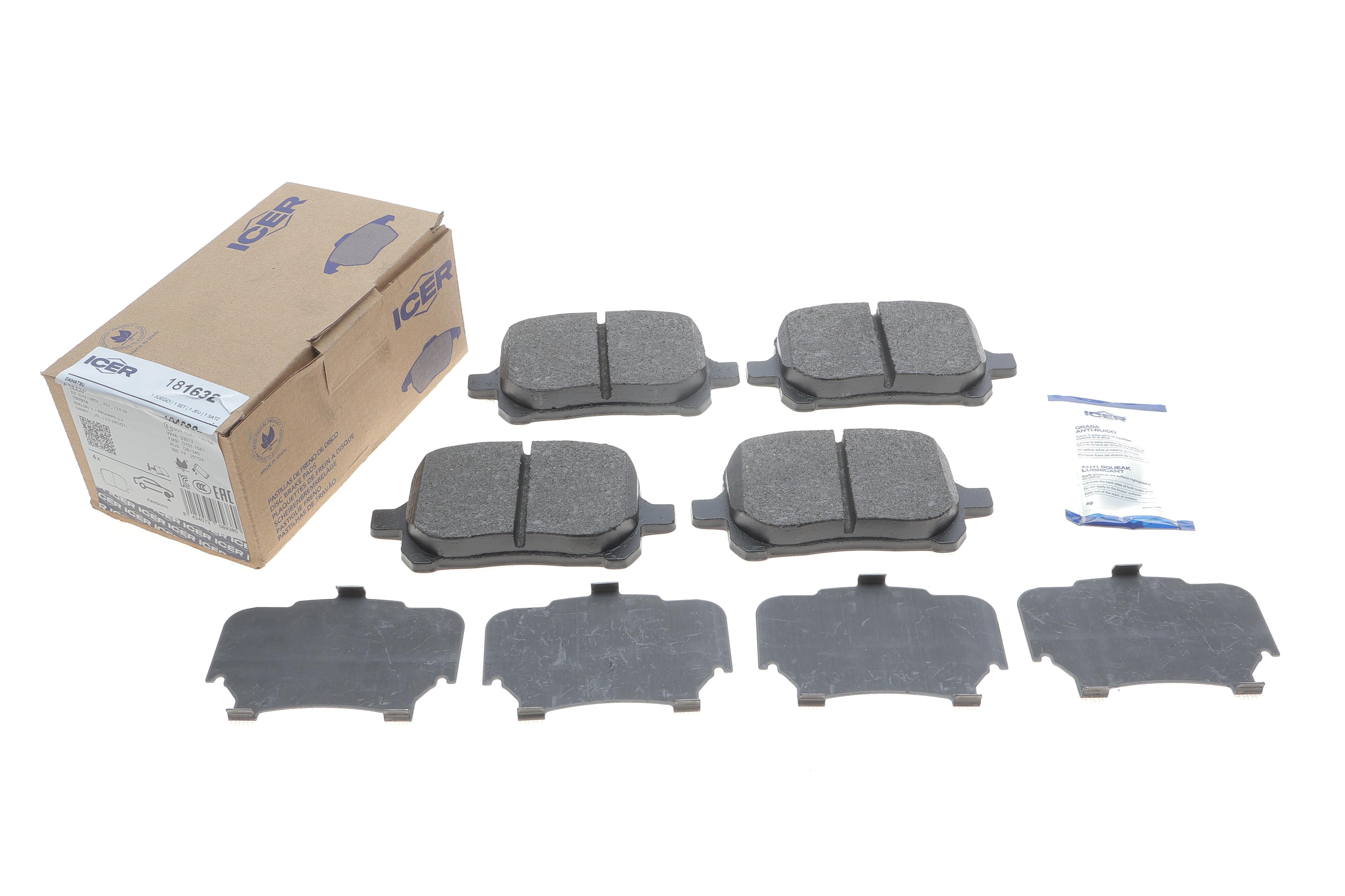 Колодки гальмівні (передні) Toyota Camry 96-02/Lexus ES 91-01/RX 98-03