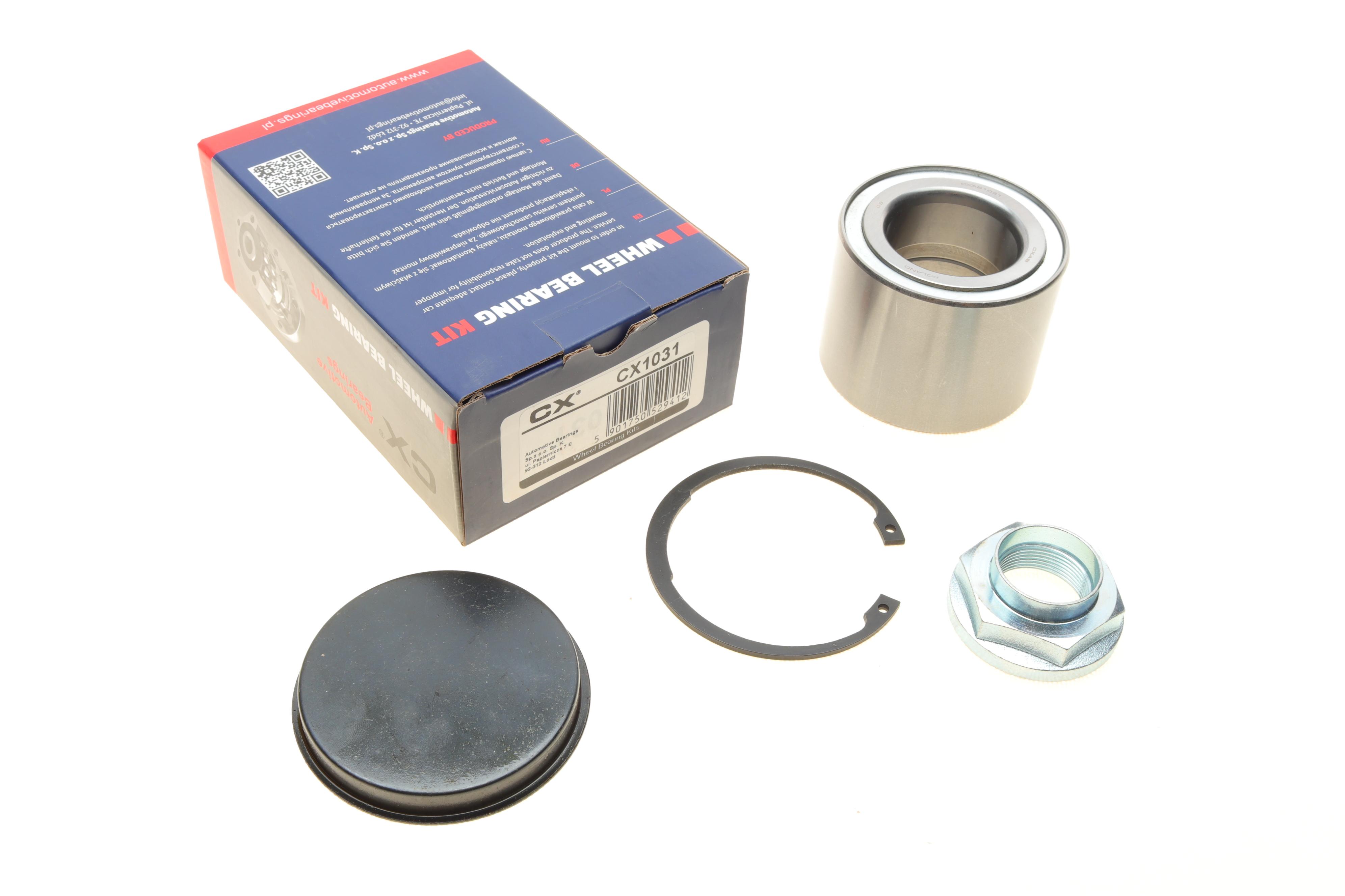 Підшипник маточини (задньої) Renault Master 10- (FWD) (45x80x60) (однокатковий)