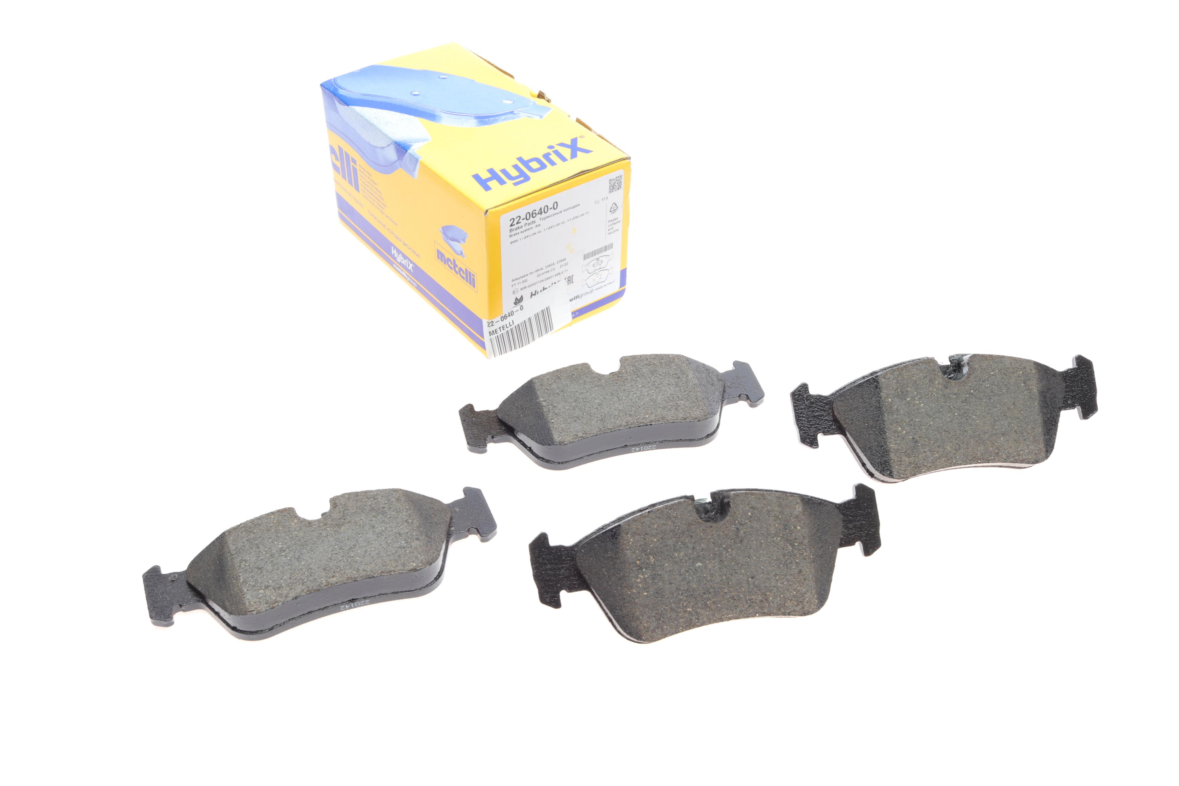 Колодки гальмівні (передні) BMW 1 (E87)/ 3 (E90) 04-11