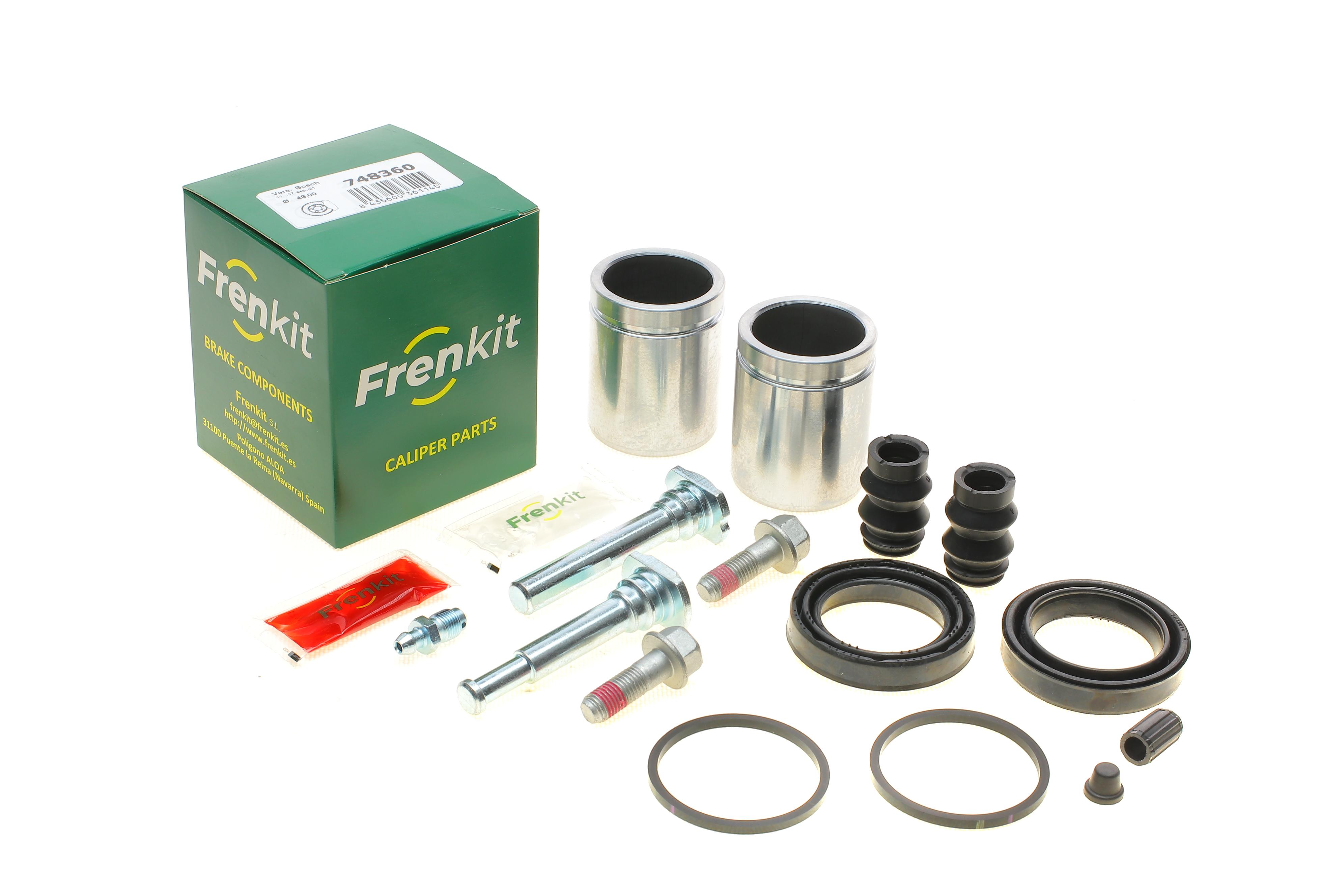 Ремкомплект супорта (заднього) MB Sprinter/VW Crafter 06- (d=48mm)(Bosch)(+2 поршня/направляюча)