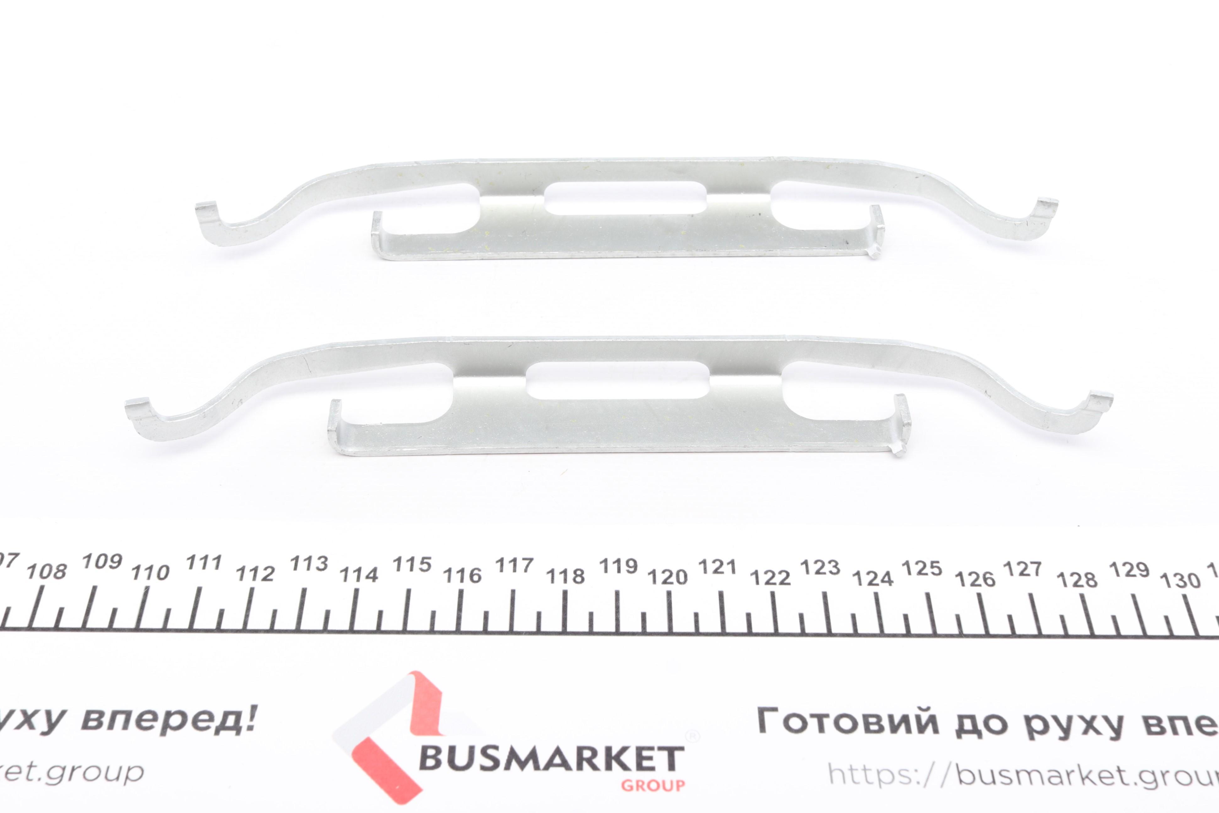 Планка супорта (переднього) прижимна (к-кт) VW Passat/Golf IV/Audi A8 99-10 (Ate)