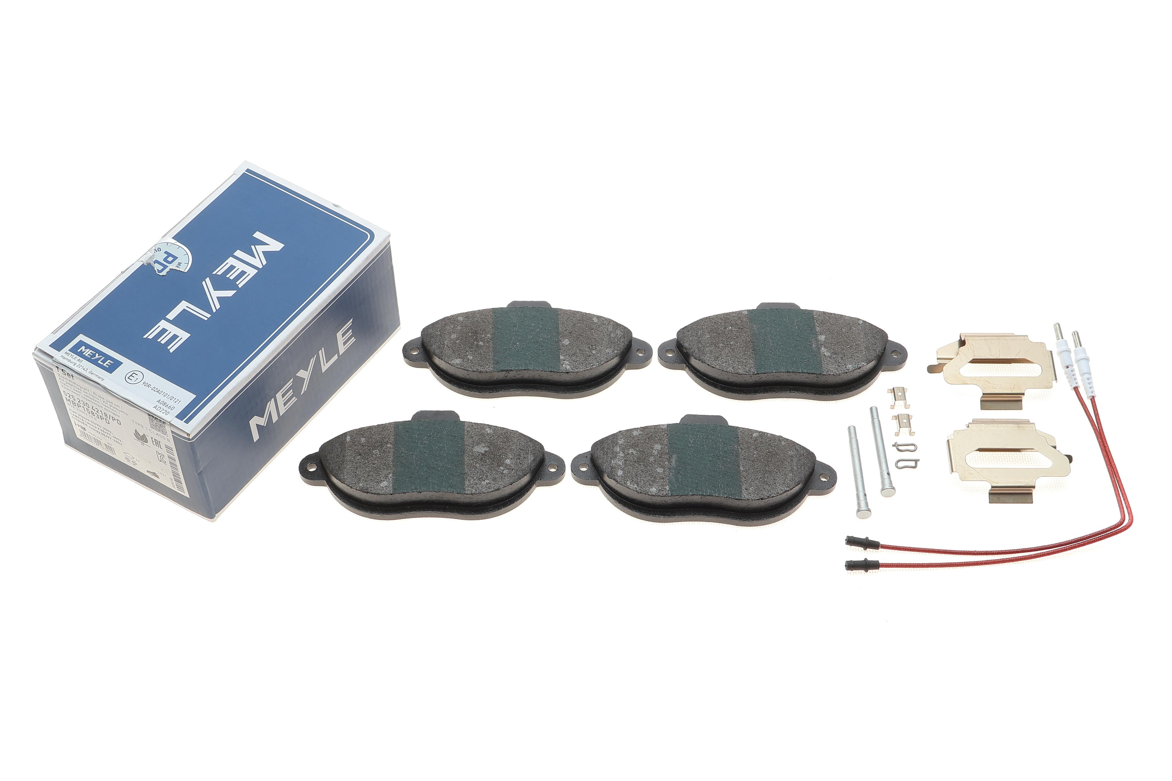 Колодки гальмівні (передні) Fiat Scudo/Peugeot Expert 96-