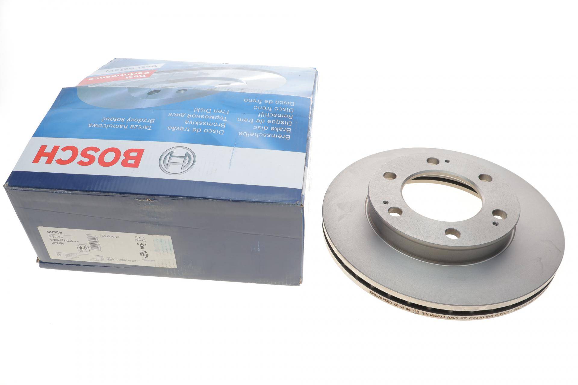 Диск гальмівний (передній) Ssangyong Rexton 04- (294x26)