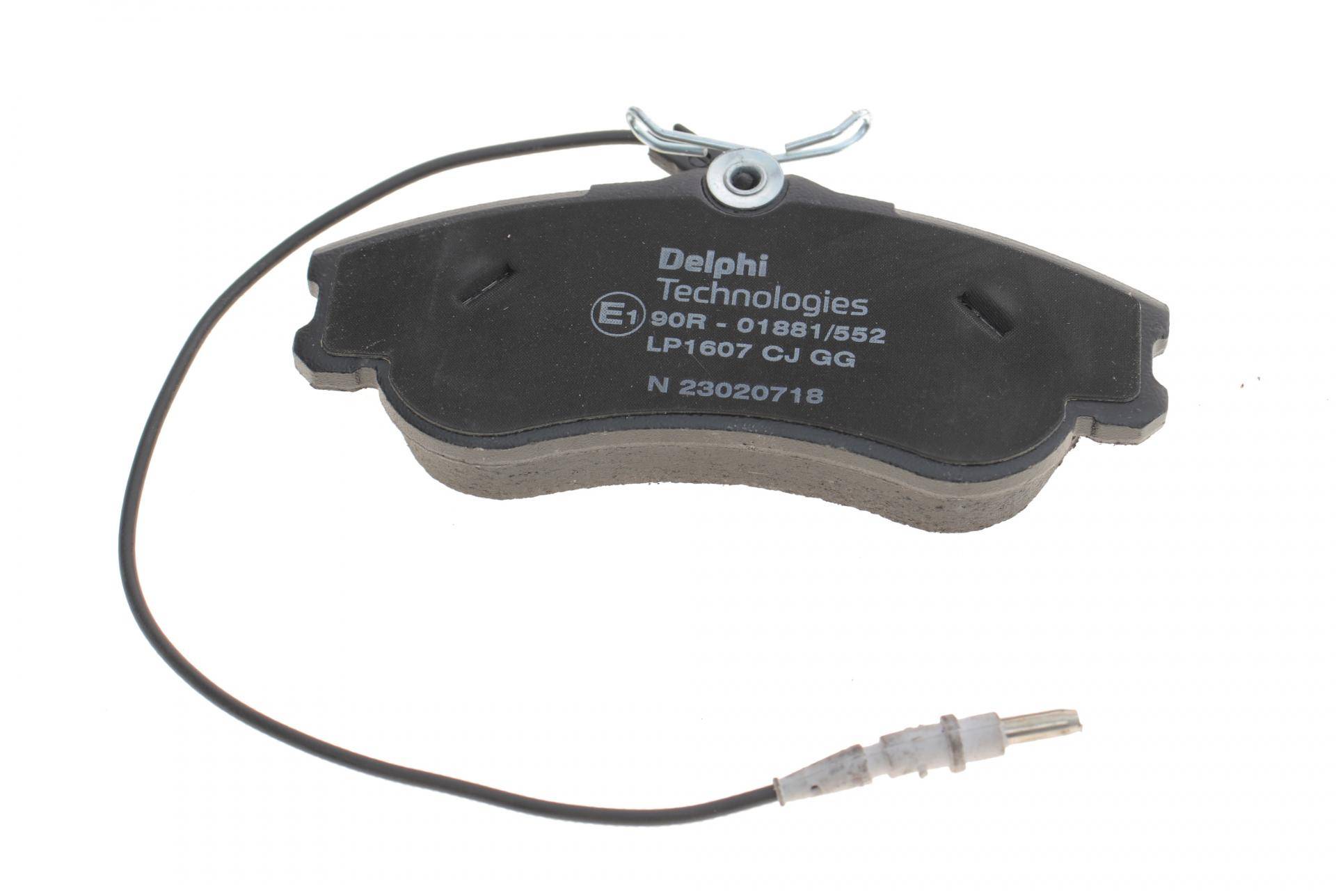 Колодки гальмівні (передні) Citroen Berlingo 96-11/Peugeot Partner 96-15 (Trw) (+датчики)