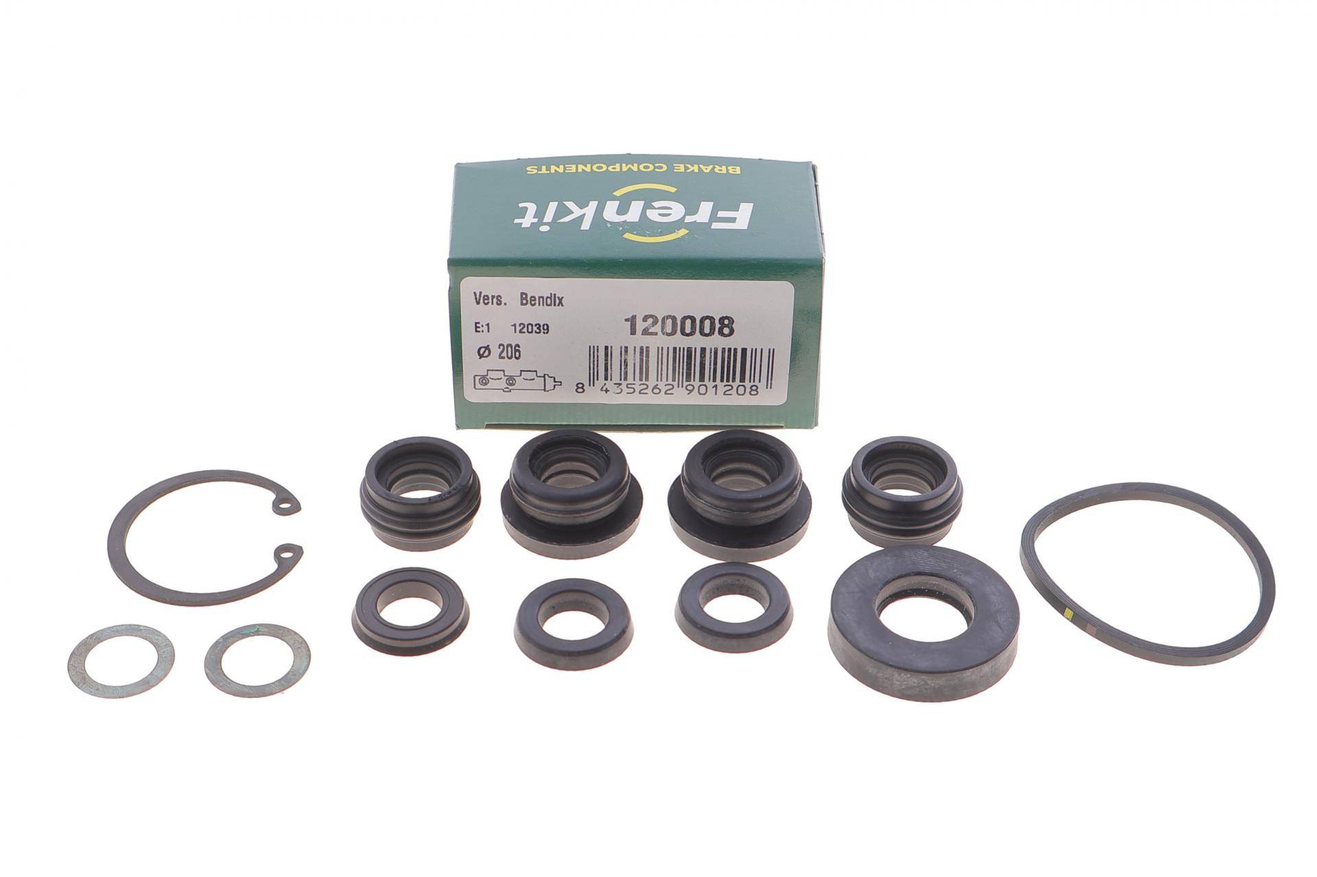 Ремкомплект циліндра гальмівного (головного) Peugeot 306/Renault Megane I/VW Golf II (d=20,6mm) Bendix