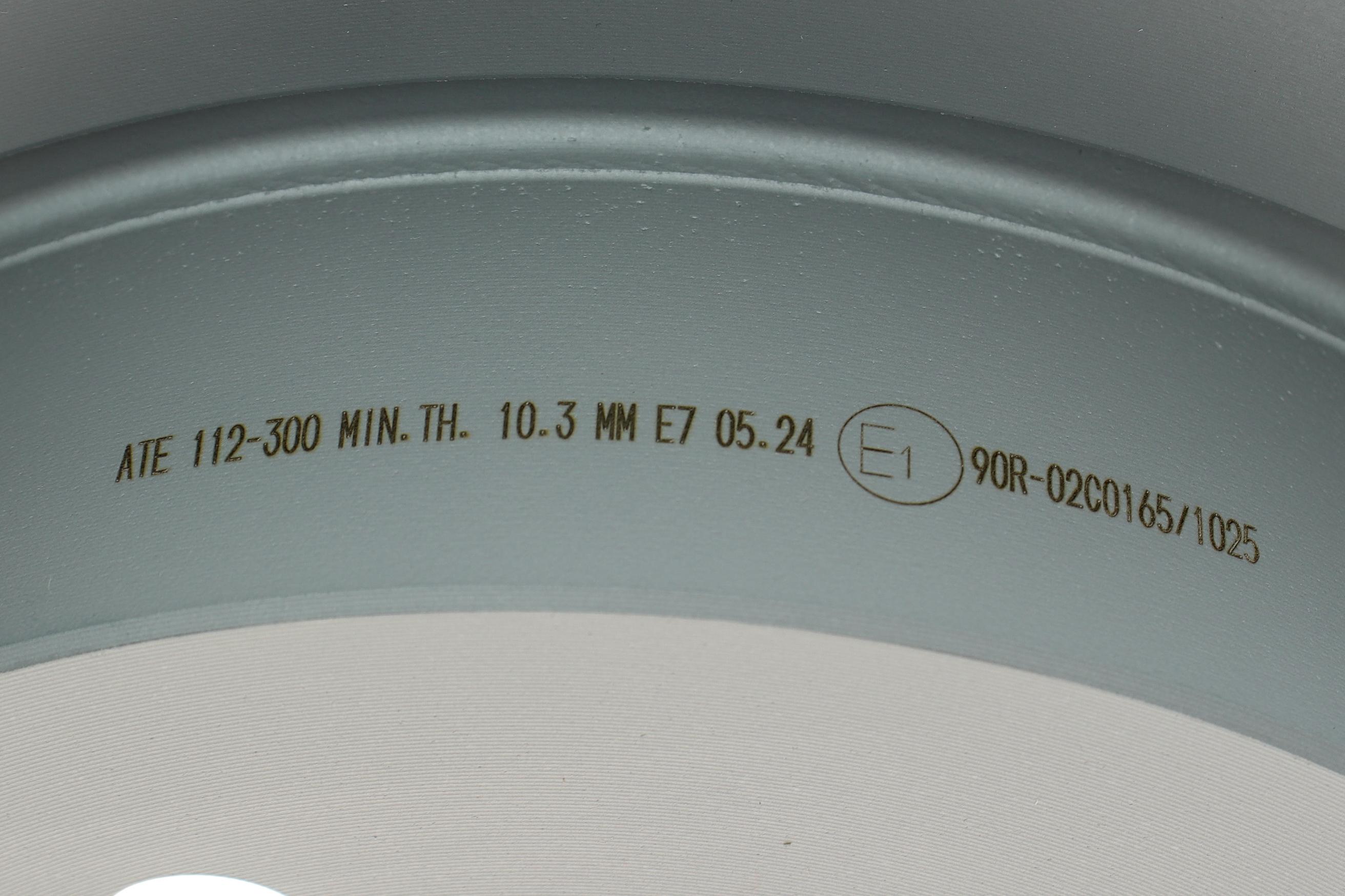 Диск гальмівний (задній) MB C-class (W205) 14- (300x12) (з покриттям) (повний)