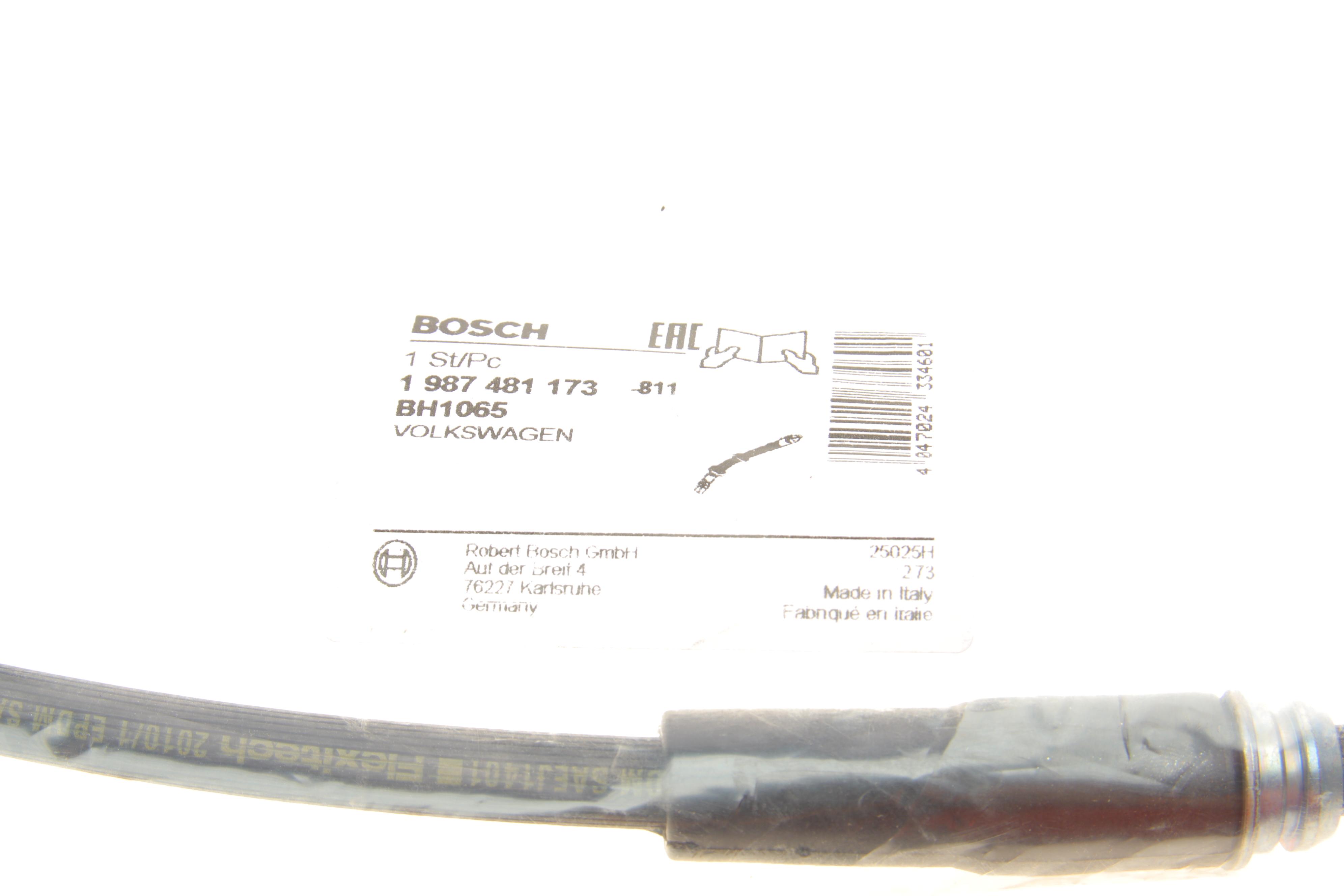 Шланг гальмівний (передній) Skoda SuperB II/VW Passat/CC 1.4-3.6 05-16 (605mm)