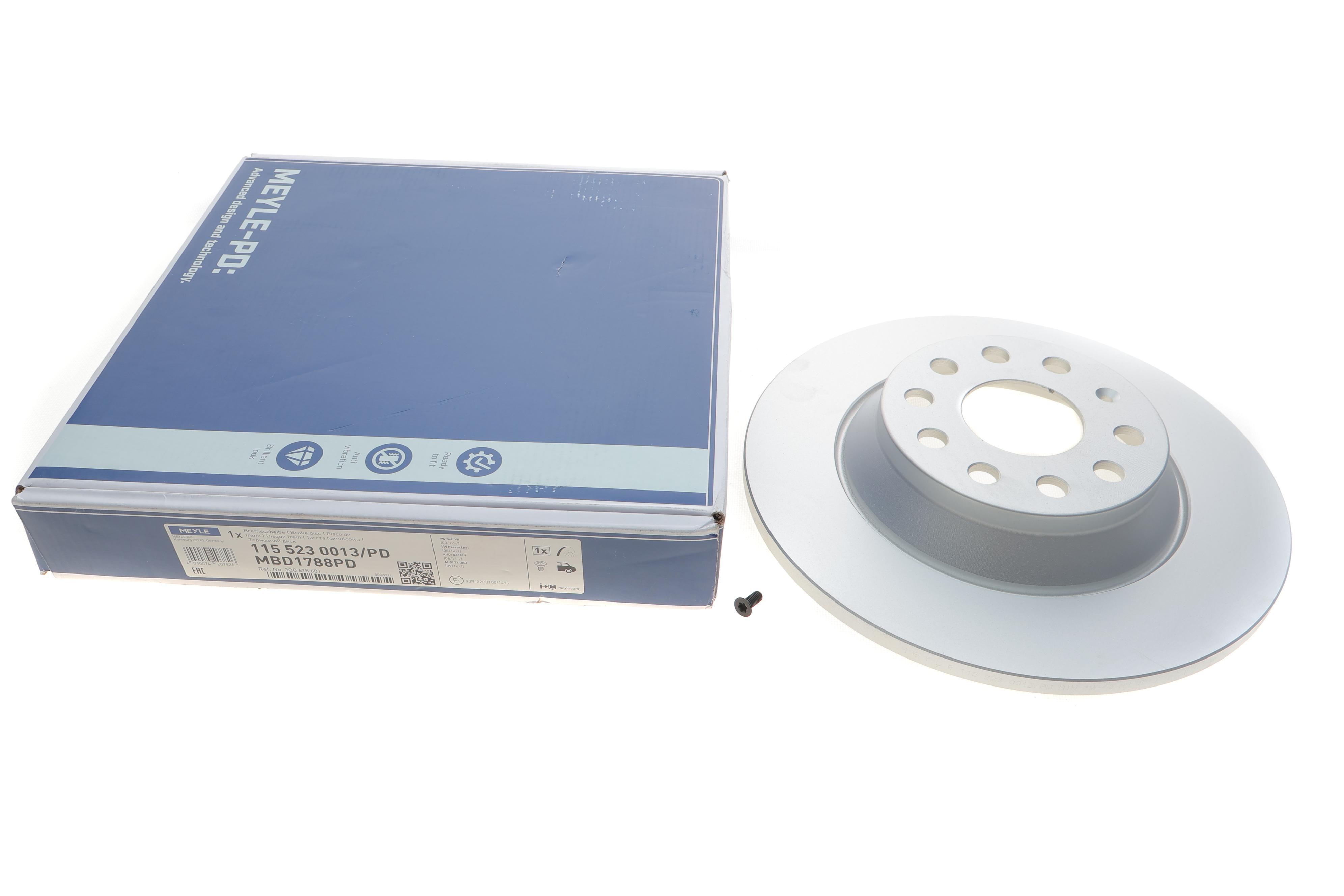 Диск гальмівний (задній) VW Golf VII 12-/Passat 14- (300x12)