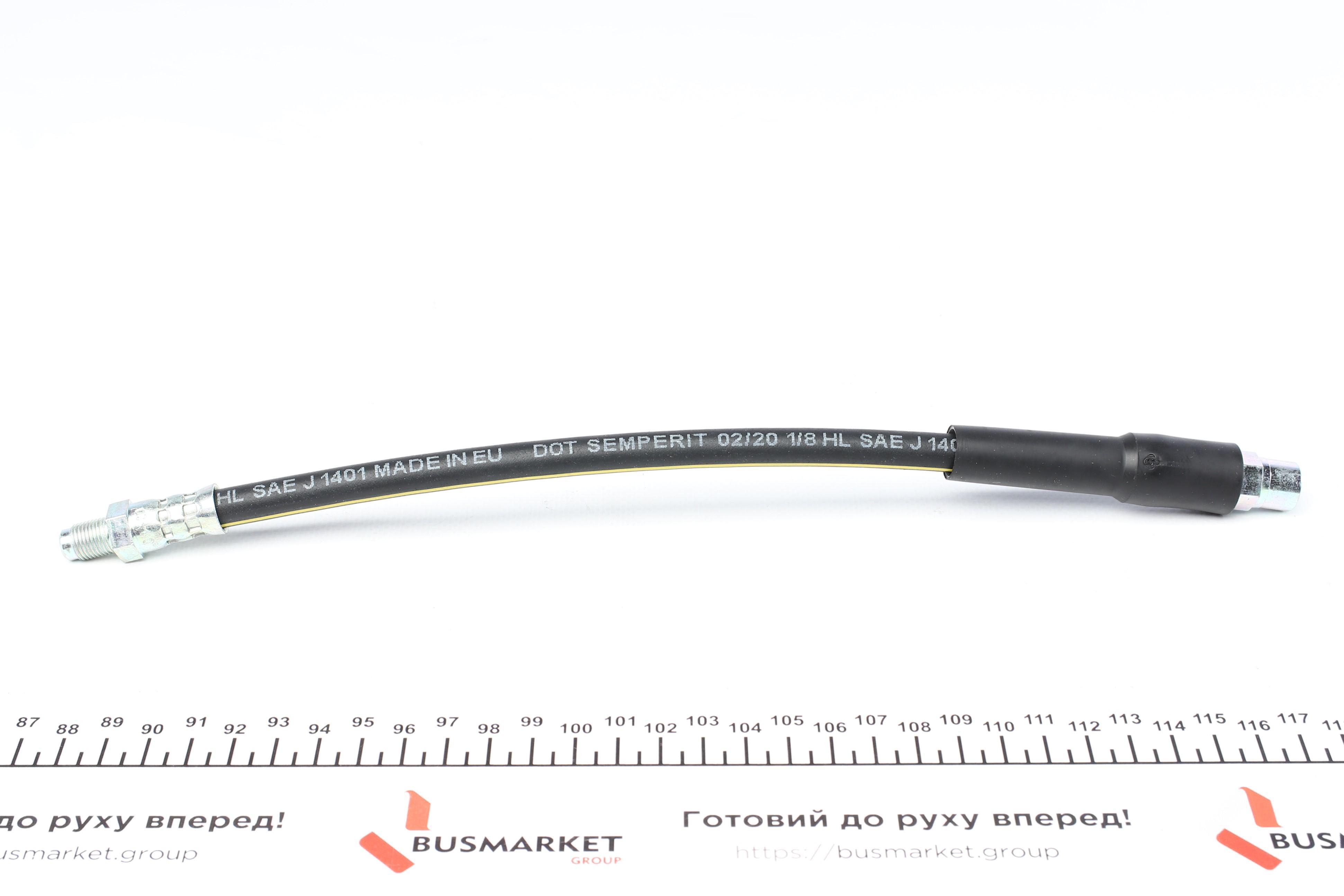Шланг гальмівний (передній) BMW 3 (E30)/5 (E60/E61)/6 (E63/E64)/7 (E65/E66/E67) 82-10 (L=300mm)