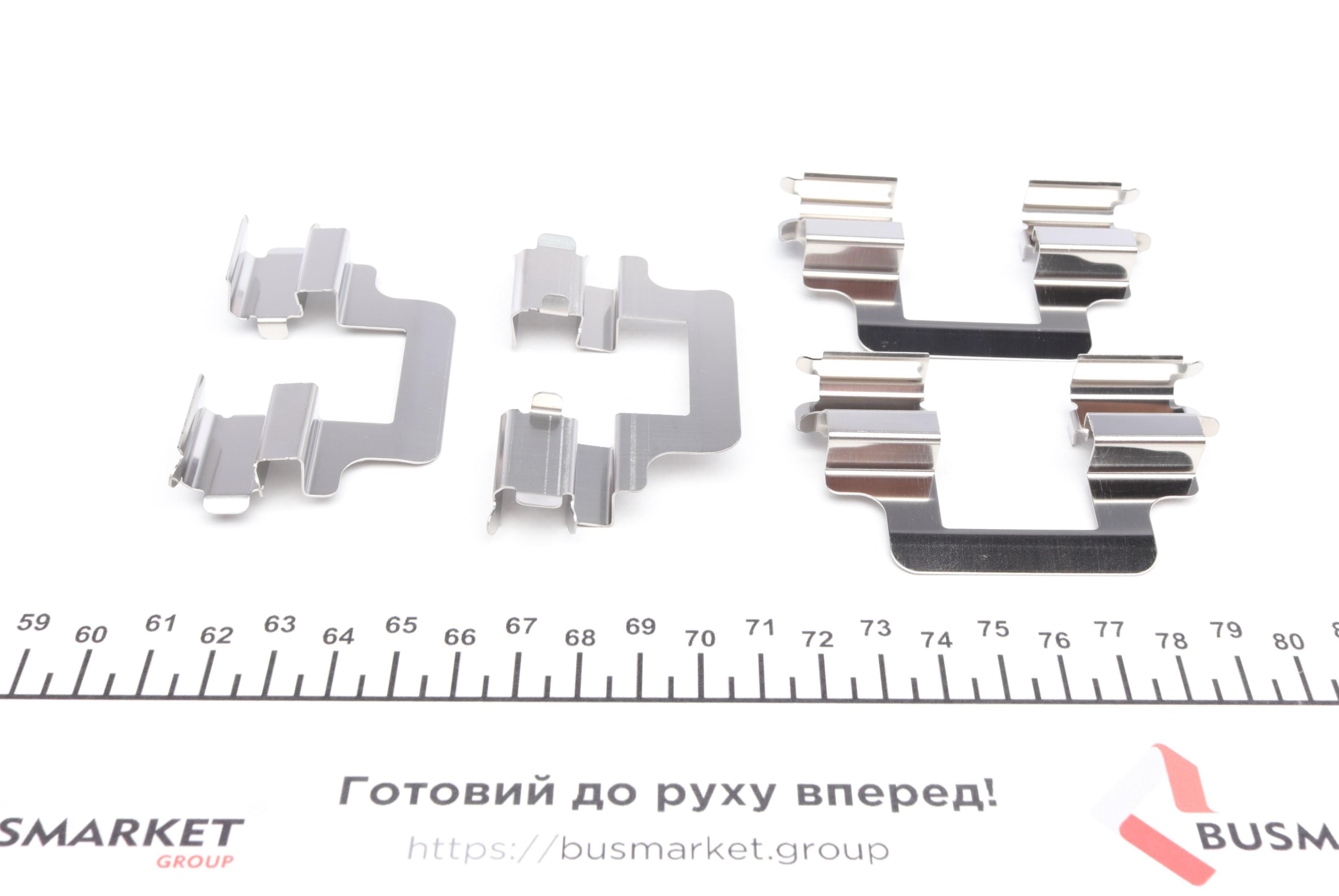 Планка супорта (заднього) прижимна (к-кт) VW Golf V/VI/ Passat10- (Lucas)