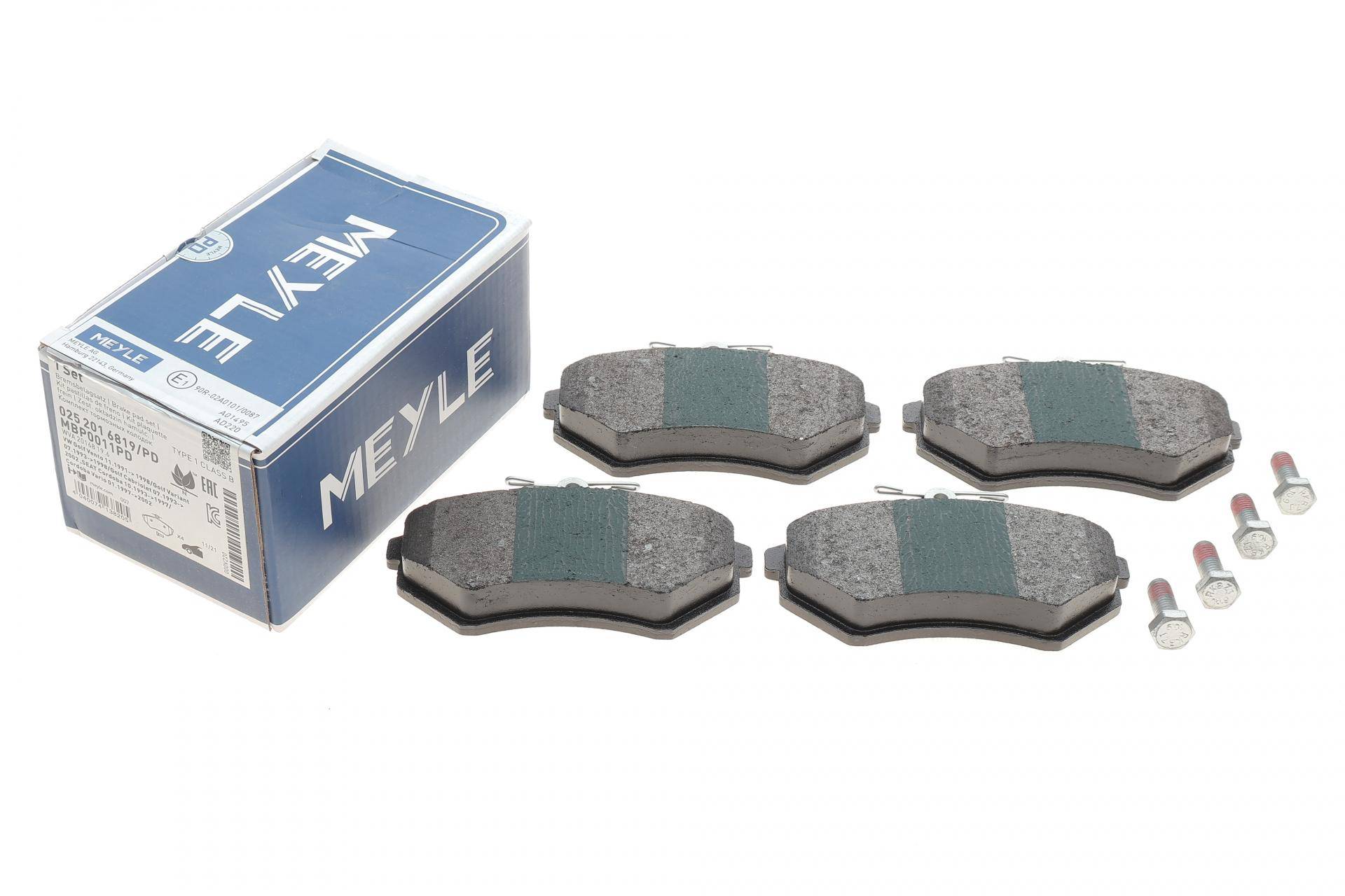 Больше не поставляется Колодки гальмівні (передні) VW Caddy -03