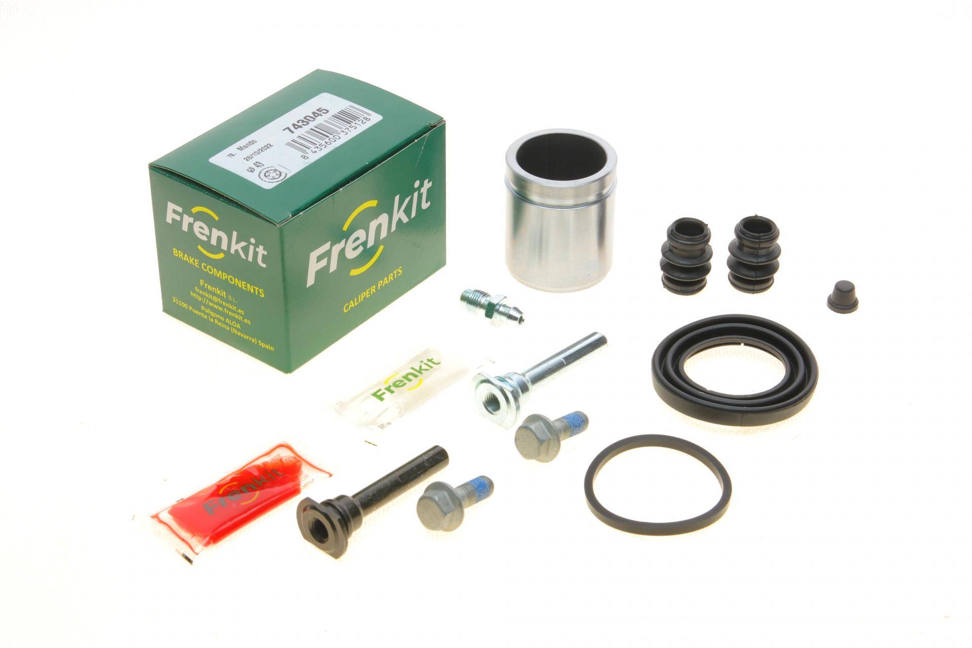 Ремкомплект супорта (заднього) SsangYong Korando/Musso/Rexton 96- (d=43mm) (Mando) (+поршень/направляюча) SuperKit