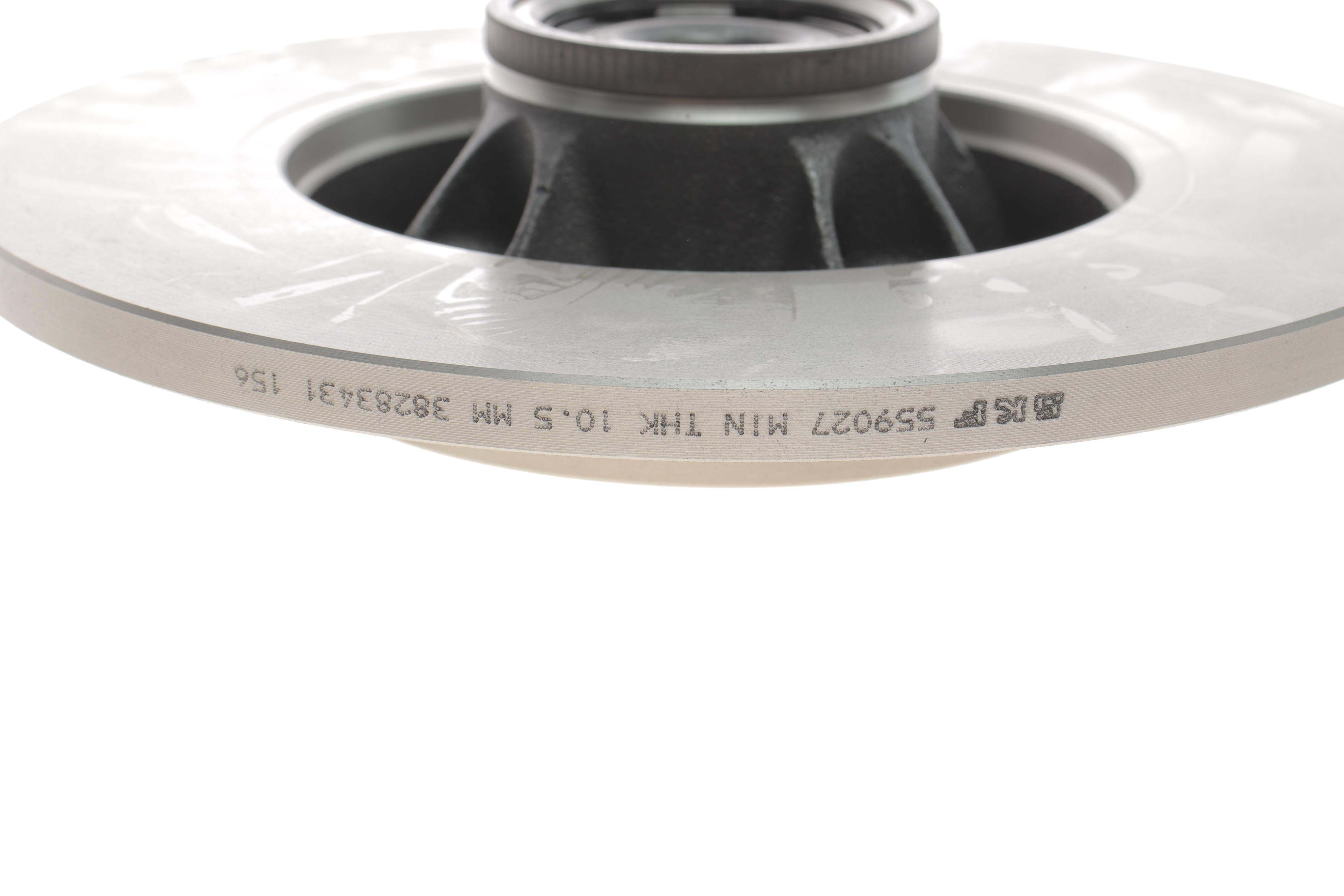 Диск гальмівний (задній) Citroen Berlingo/Peugeot Partner 08- (267.7х12) (+ABS) (з підшипником)