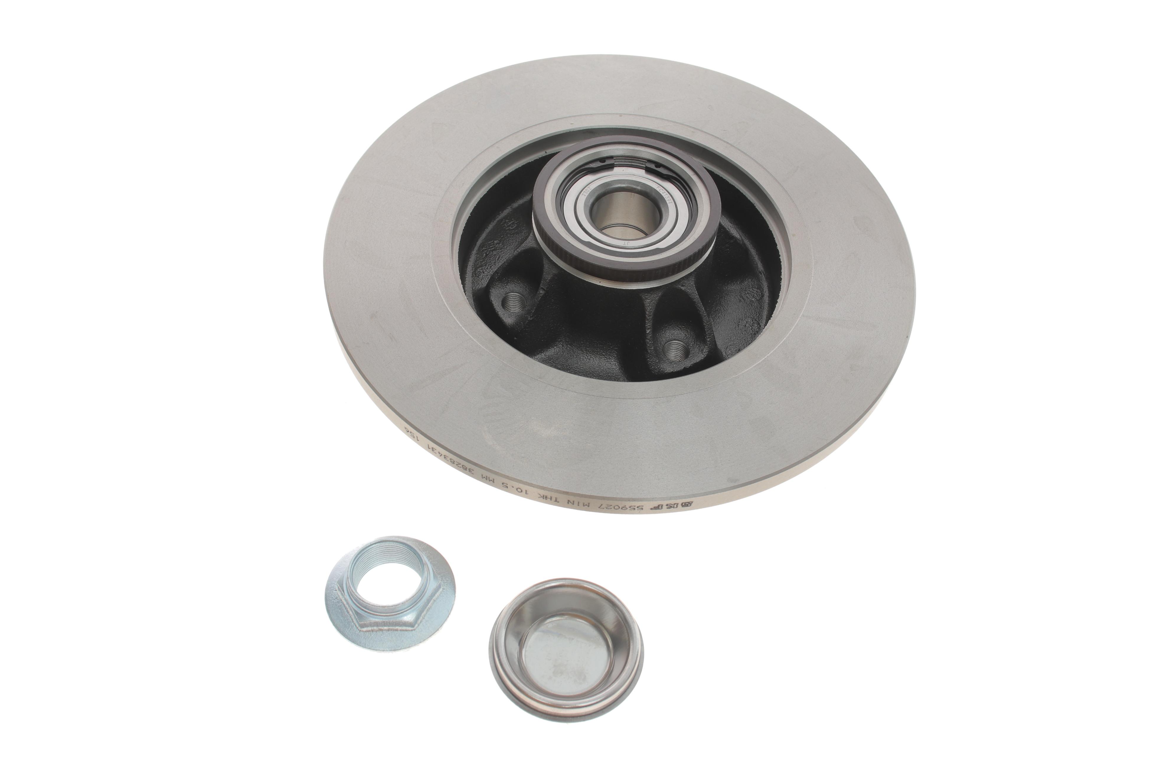 Диск гальмівний (задній) Citroen Berlingo/Peugeot Partner 08- (267.7х12) (+ABS) (з підшипником)