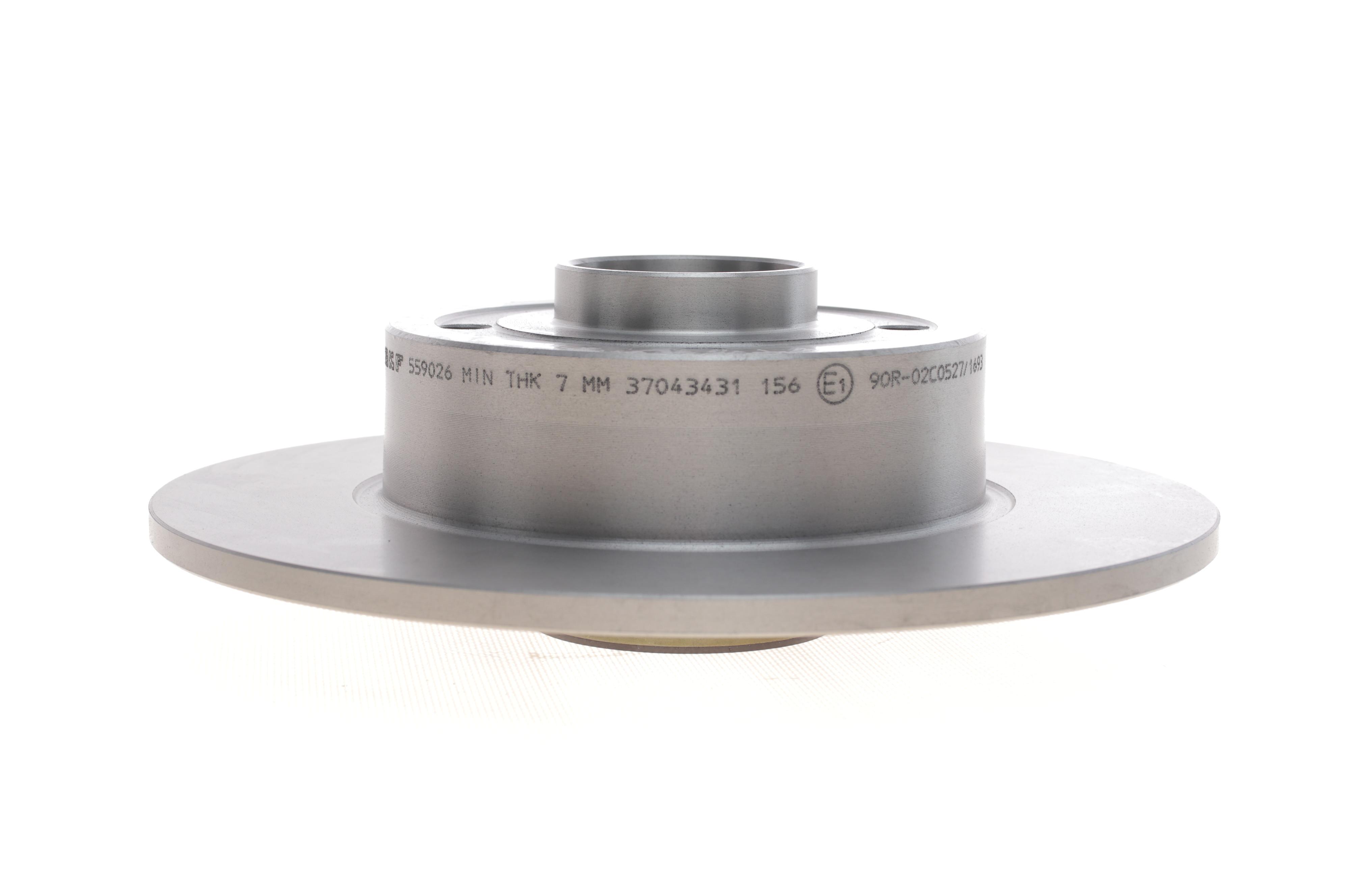 Диск гальмівний (задній) Renault Megane II 03- (240х8) (+ABS) (з підшипником)