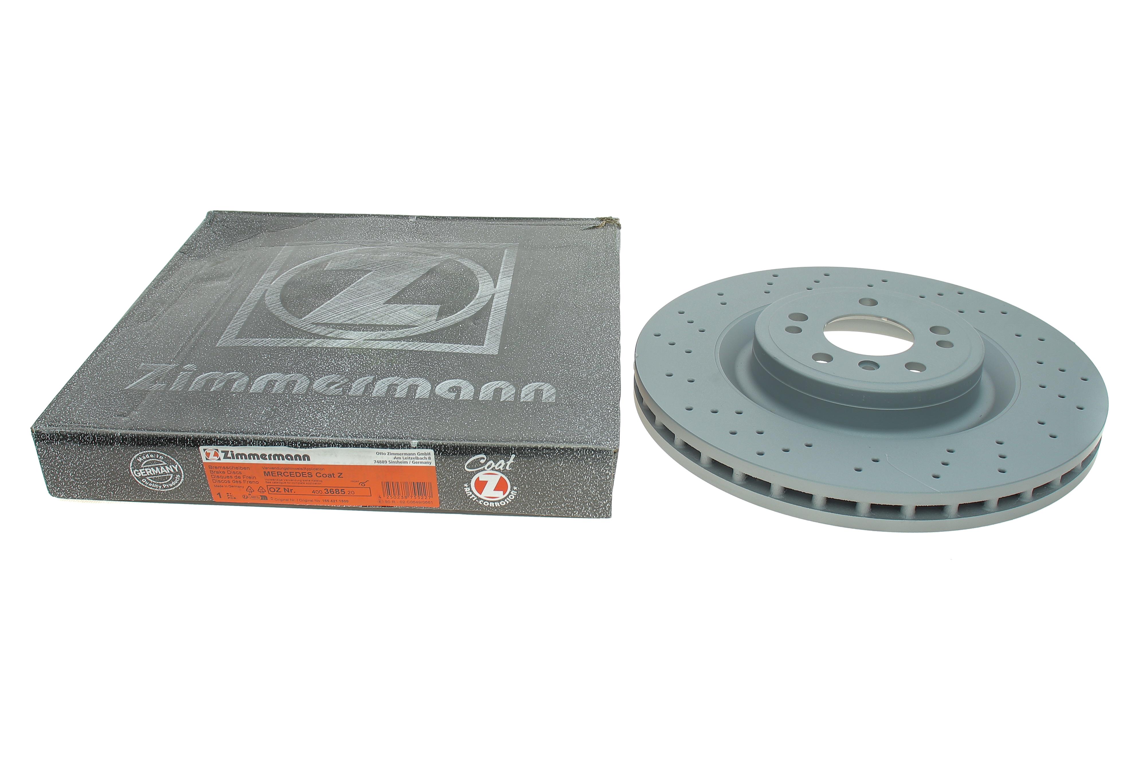 Диск гальмівний (передній) MB M-class (W166) 11-15/GLE (W166) 15-19 (350x32) (з отворами) (вент.)