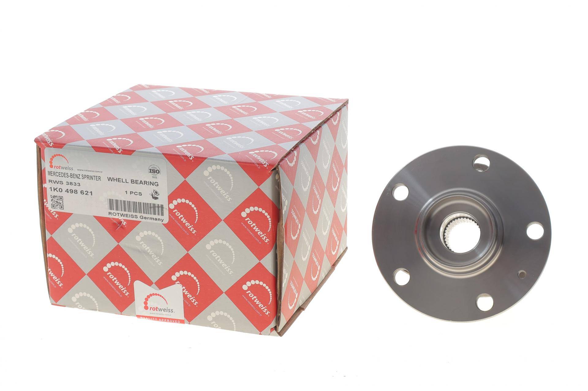 Підшипник маточини (передньої) VW Caddy III 03-15/Golf V/VI 03-14 (3 болти)