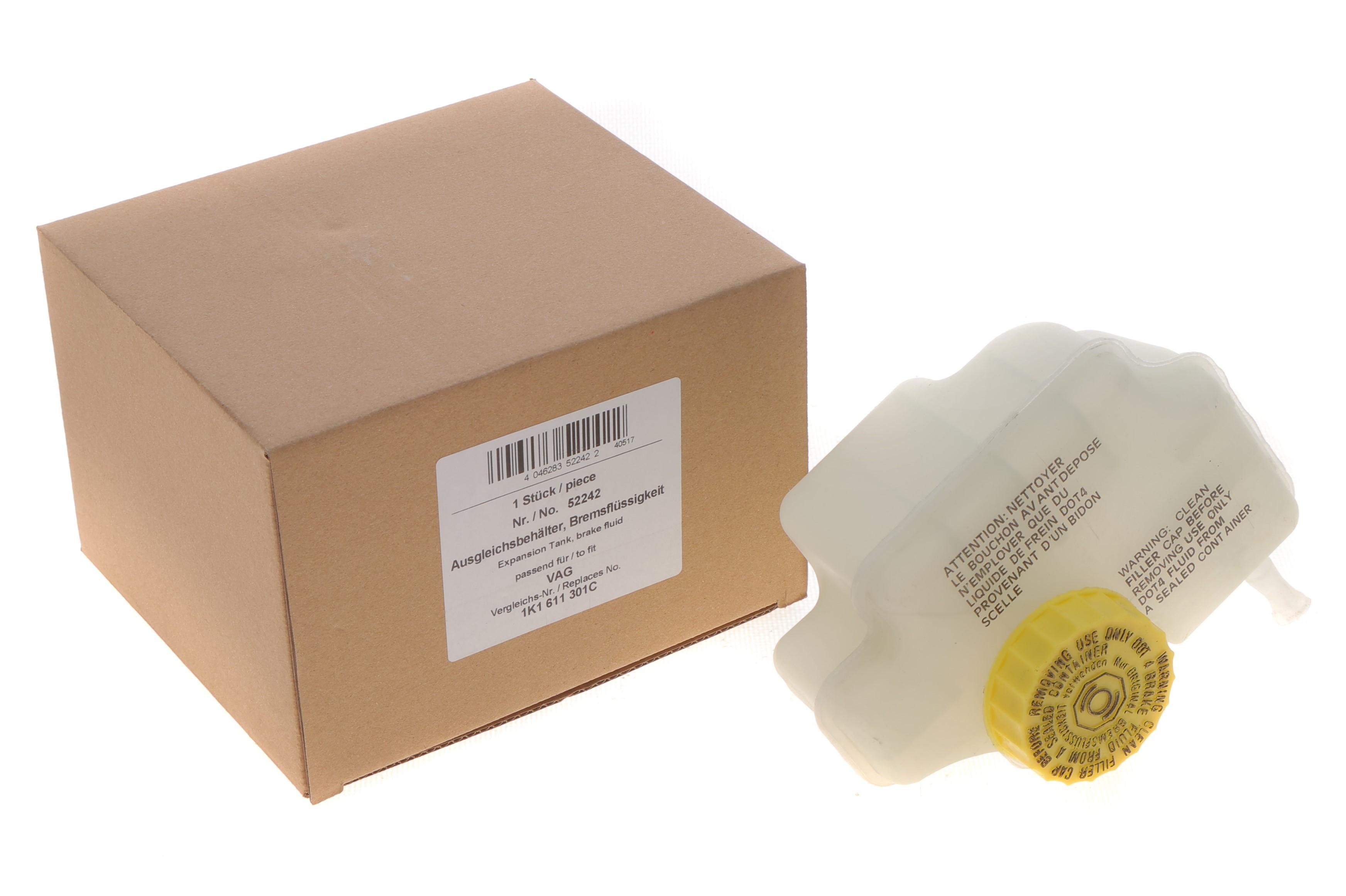 Бачок рідини гальмівний VW Caddy/Golf//Touran 04- (з кришкою)